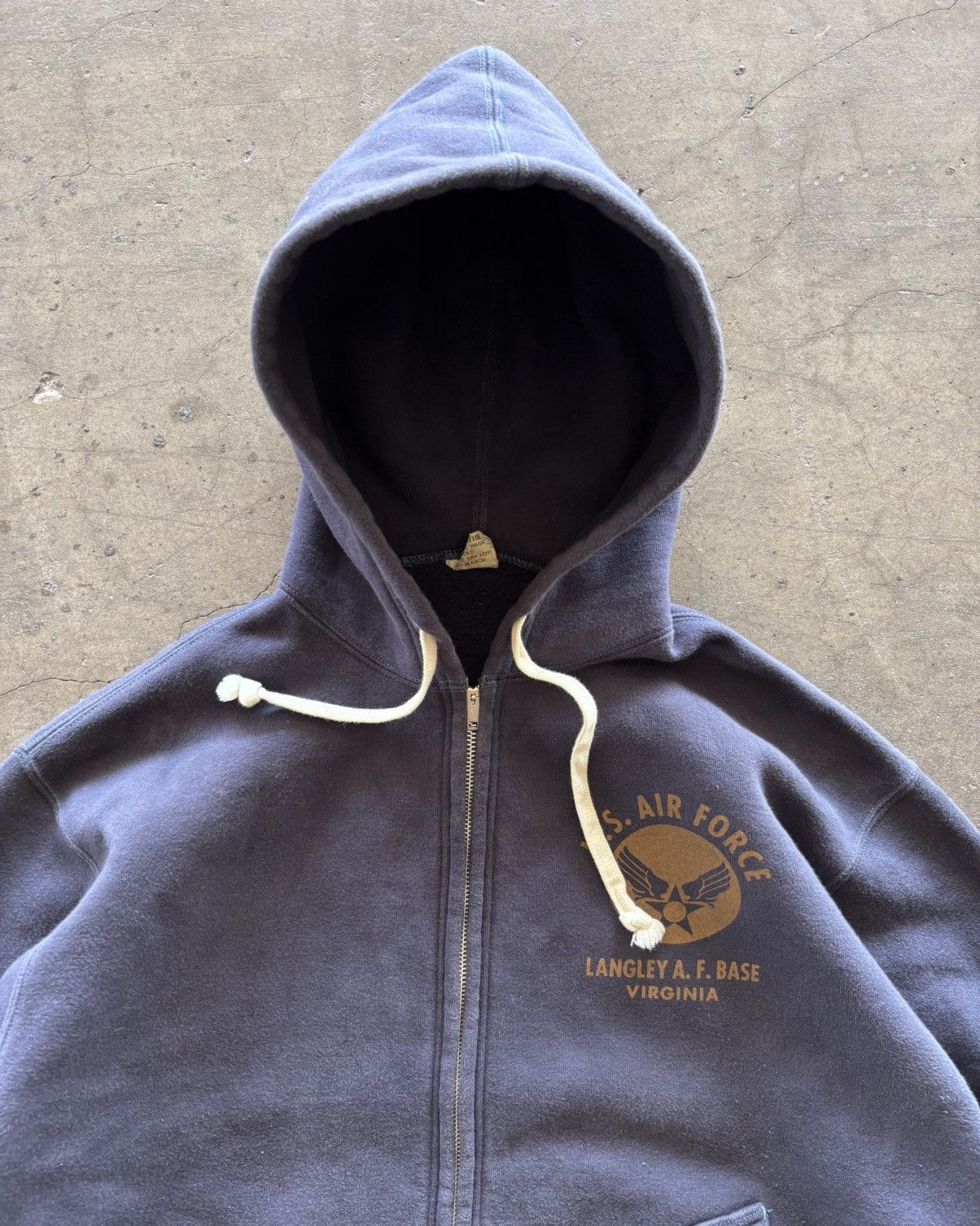 Buzz Rickson's 40s Style Buzz Rickson’s U.S Air Force Zip Up Hoodie Size US XL / EU 56 / 4 - 4 Thumbnail