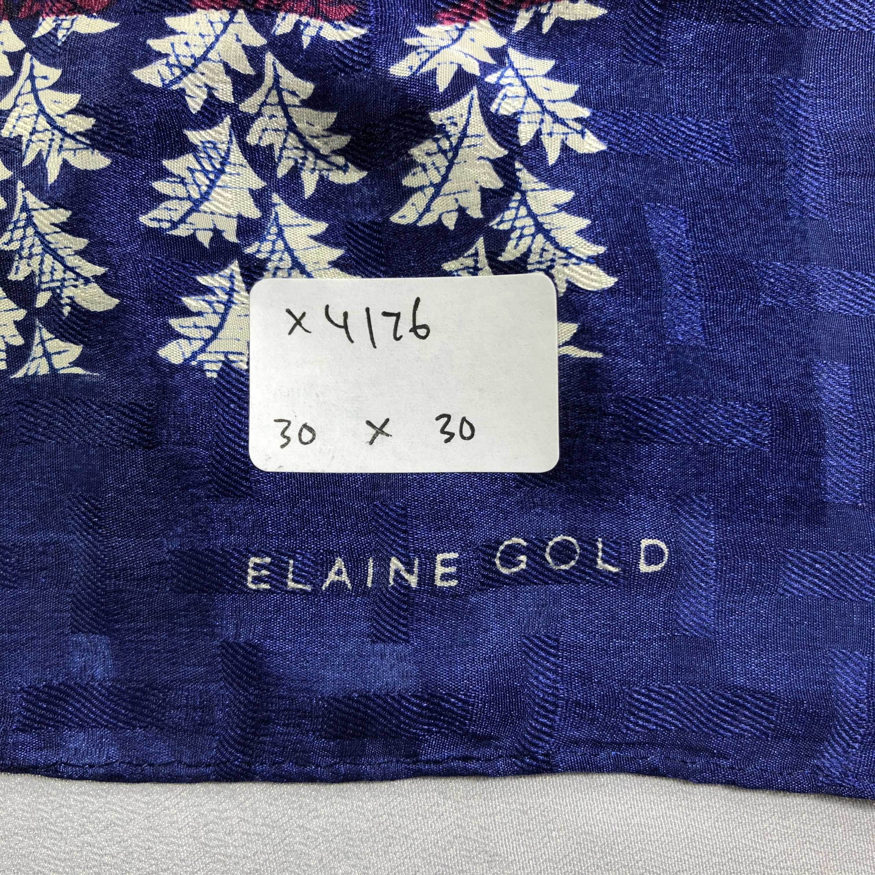 Vintage Vintage Elaine Gold Silk Scarf Size ONE SIZE - 5 Thumbnail