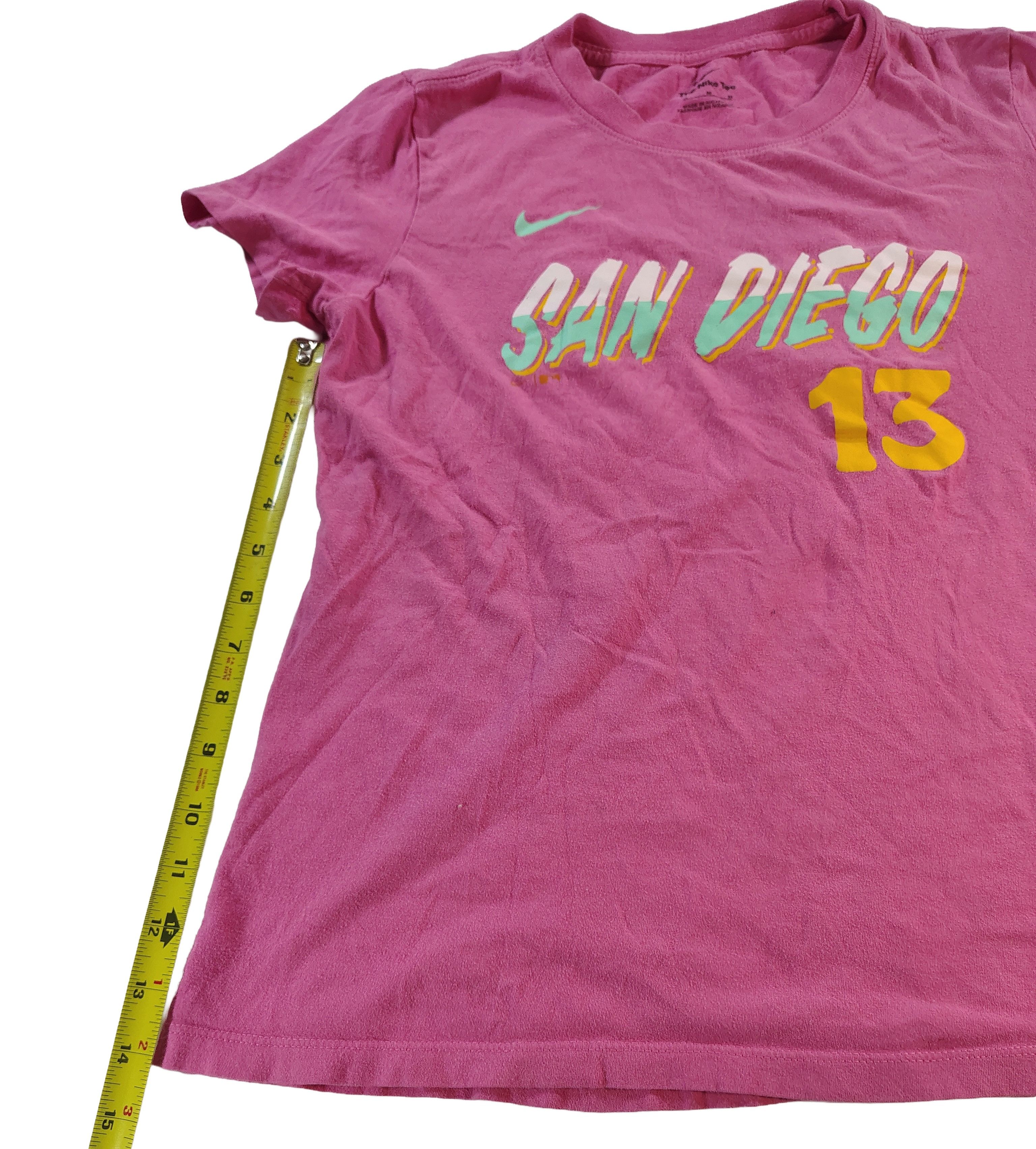 Nike Women's Nike San Diego "#13 Machado Graphic T-Shirt Size M / US 6-8 / IT 42-44 - 7 Thumbnail