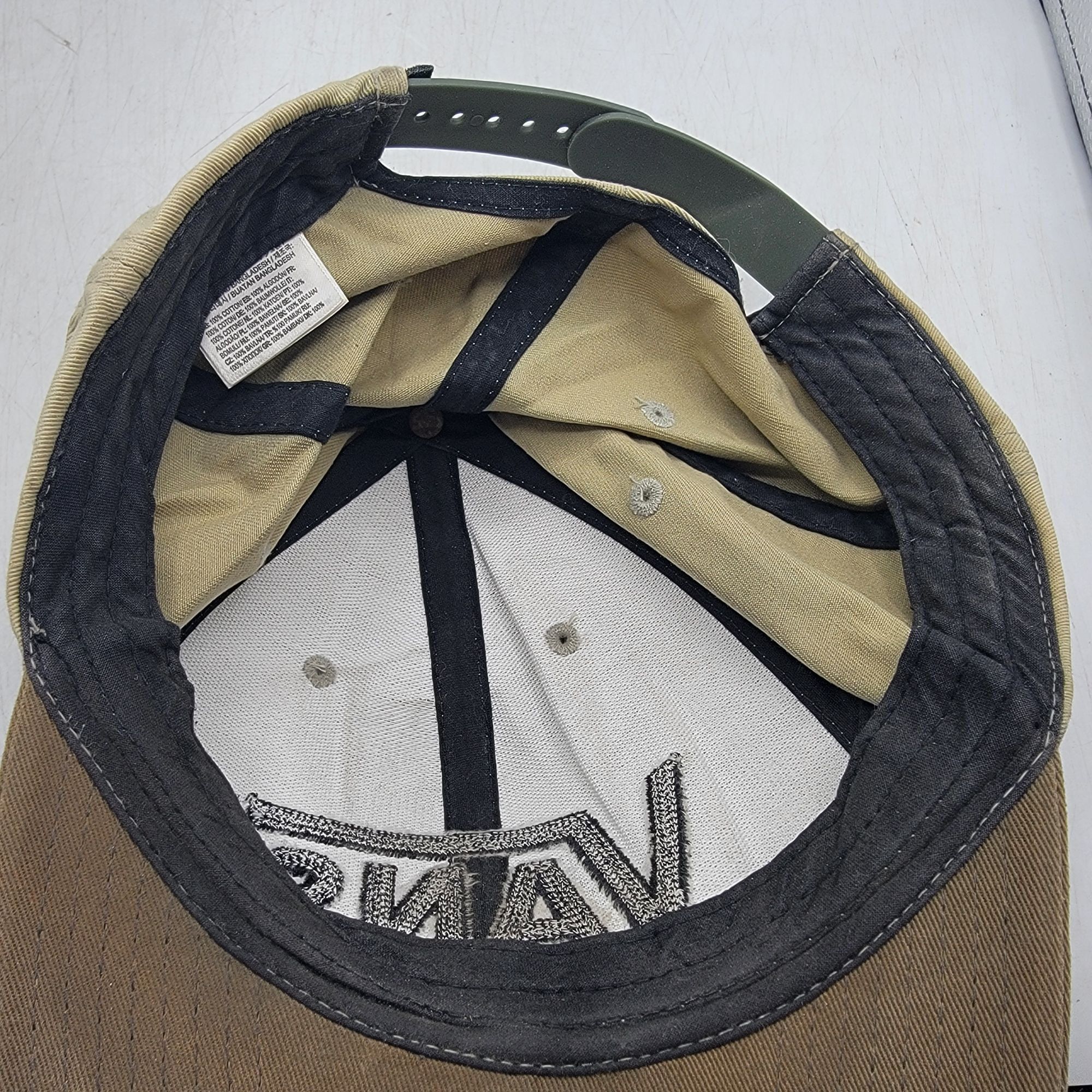 Vans VANS Drop V II Beige Snapback Hat Casual Outdoors Adjustable Size ONE SIZE - 6 Thumbnail