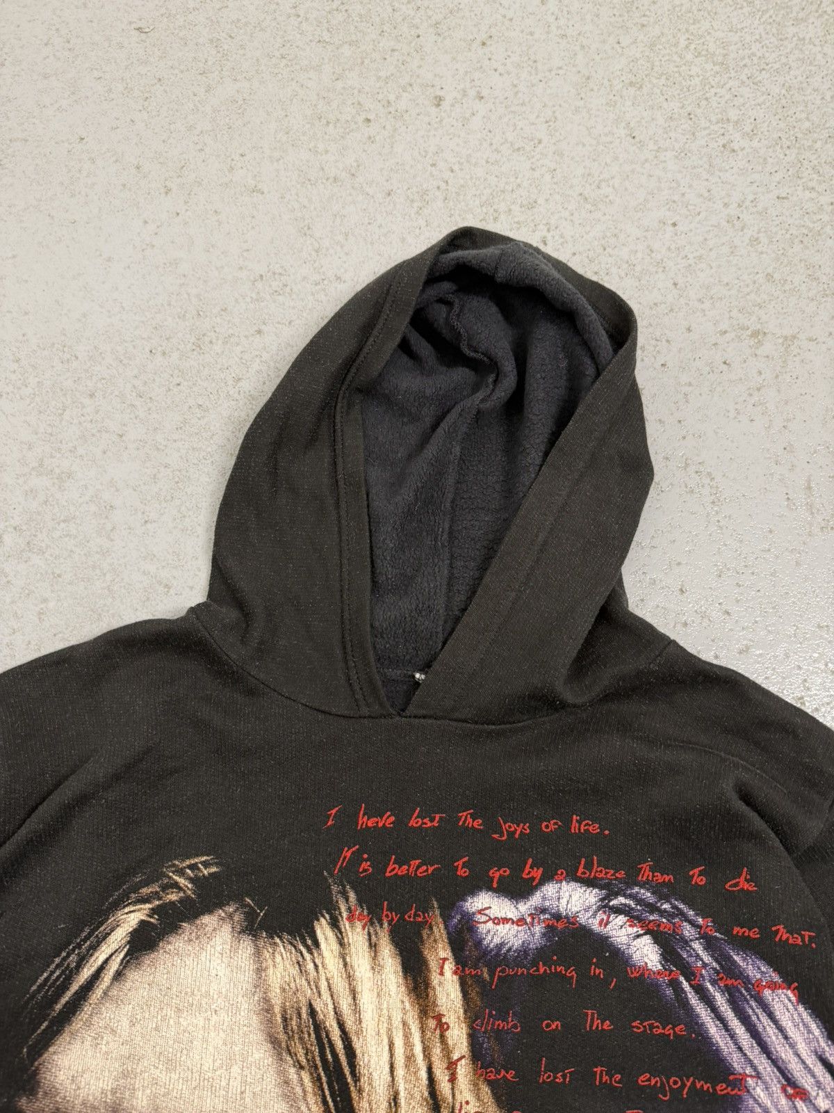 Band Tees Vintage 1994 Kurt Cobain Empire Overprinted Hoodie Size US M / EU 48-50 / 2 - 8 Thumbnail