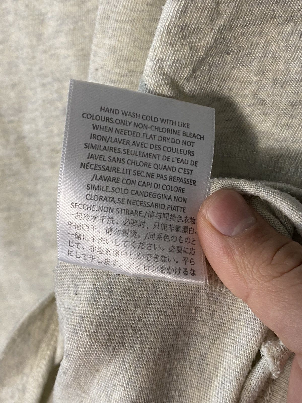 Essentials × FOG × Fear of God Vintage Essentials Fear Of God T-shirt FOG Hype Drill Size US L / EU 52-54 / 3 - 6 Thumbnail
