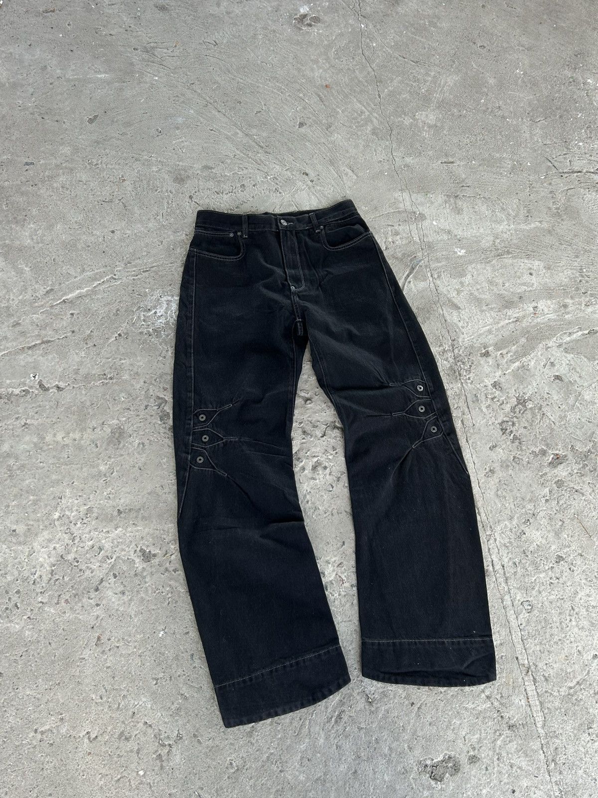 Kiko Kostadinov × Levi's Levi’s x Kiko Kostadinov Black Archive Bootcut Denim 31x34 Size US 31 - 3 Thumbnail