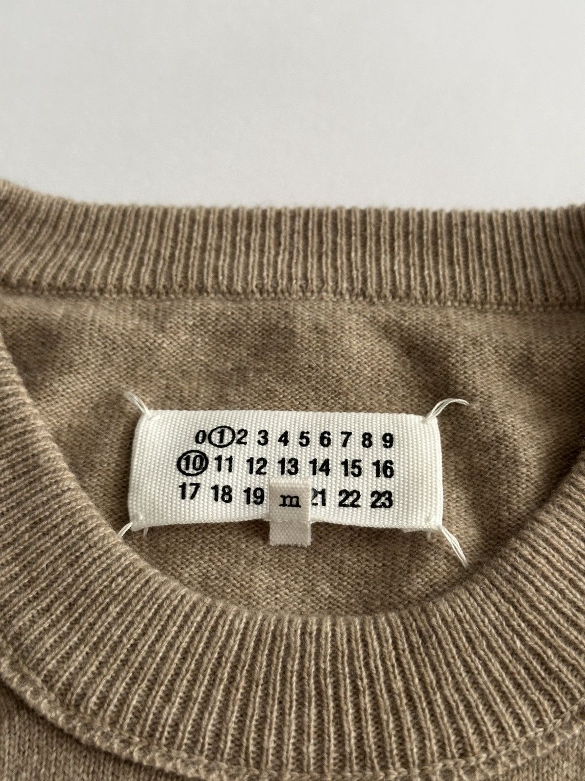 Maison Margiela Maison Margiela SS24 Deconstructed Wool Cashmere Sweater Size US M / EU 48-50 / 2 - 8 Thumbnail
