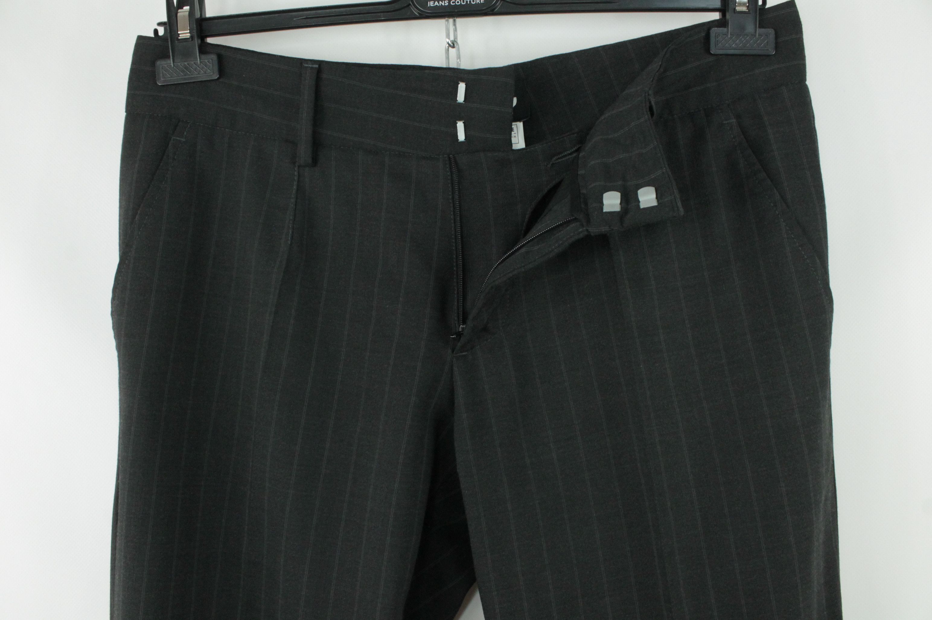 Dolce & Gabbana Dolce & Gabbana Striped Wool Formal Slim Fit Suit Men's Size 42R - 14 Thumbnail