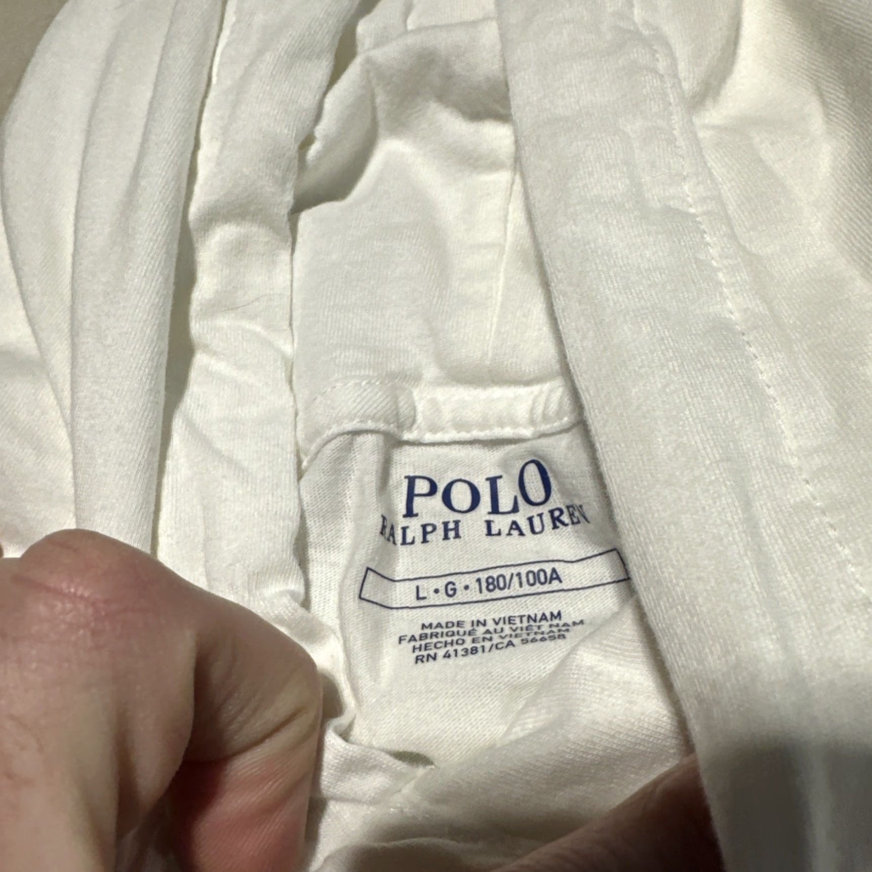 Polo Ralph Lauren **Polo Ralph Lauren Men Large White Full Zip Hoodie** User: **Polo Ralph Lauren Men Large White Full Zip Hoodie** Size US L / EU 52-54 / 3 - 5 Thumbnail