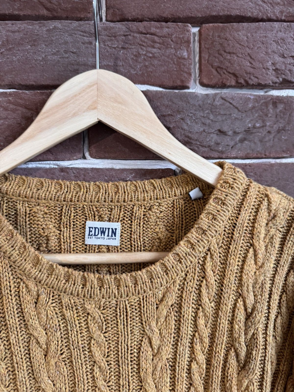 Edwin Edwin Tokyo Japan Cable Knit Rare Hype Streetwear Japanese M Size US M / EU 48-50 / 2 - 5 Thumbnail