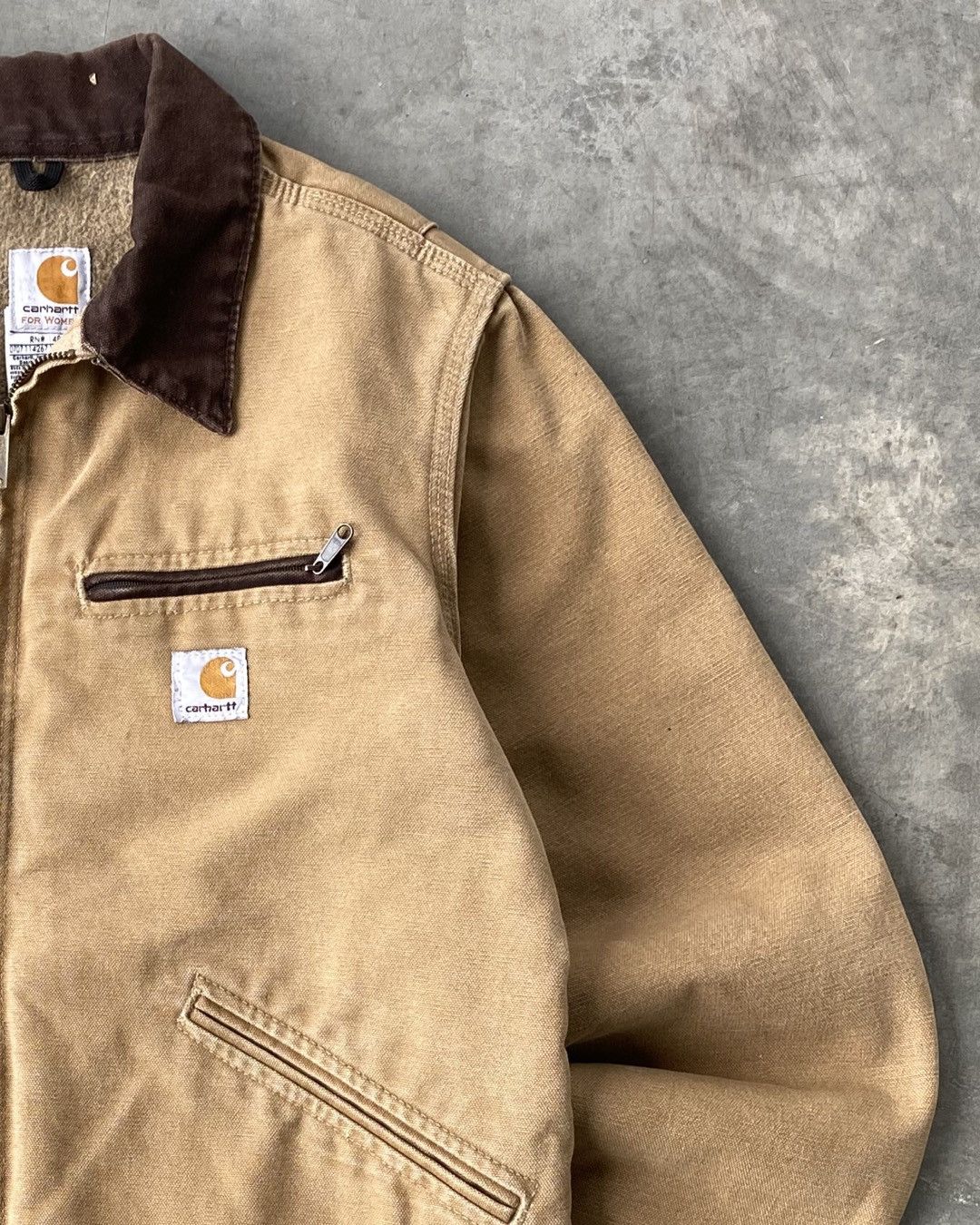 Crazy Vintage Carhartt Detroit Jacket WJ097 CML