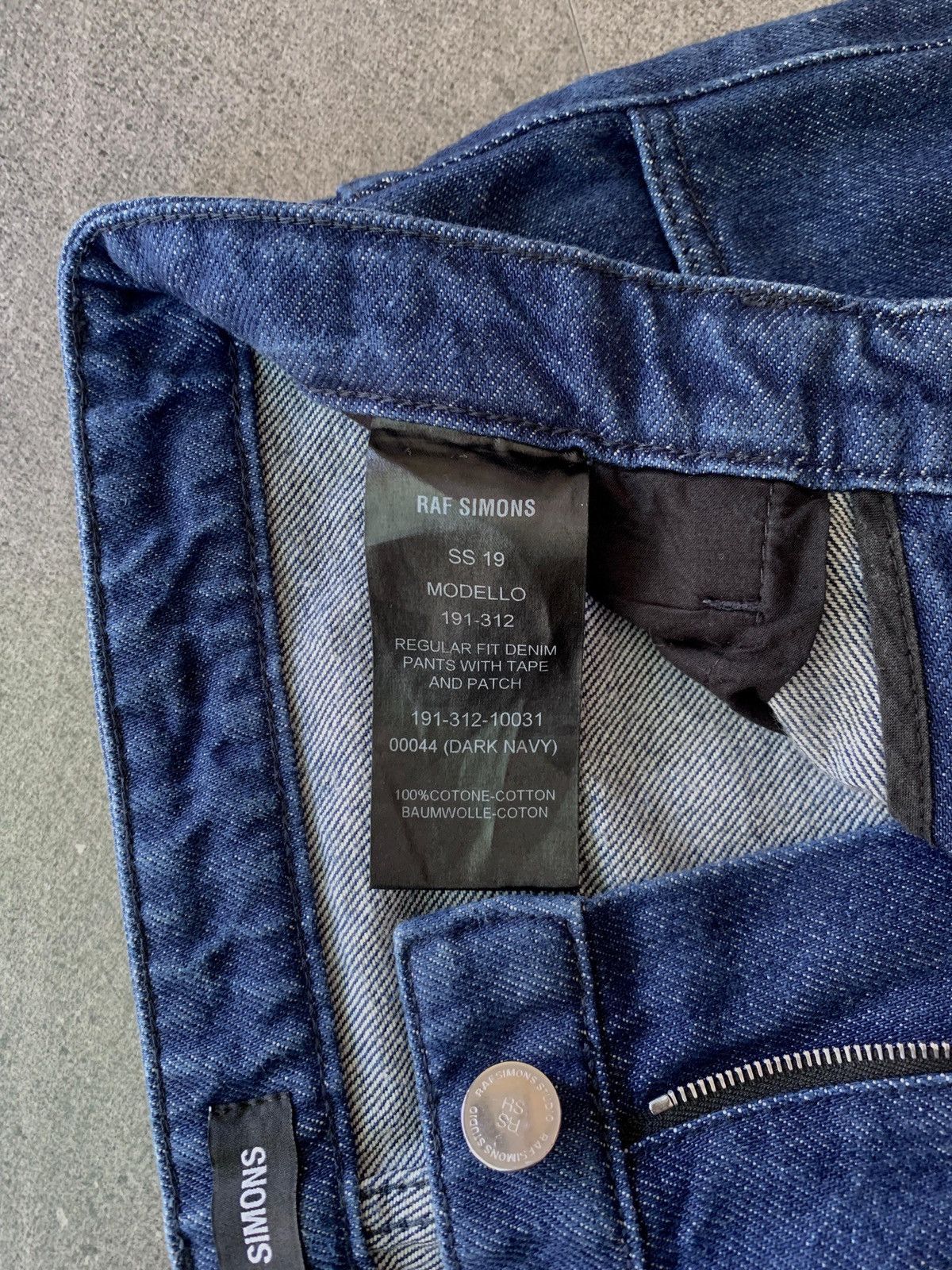 Raf Simons FREE TAX! SS 2019 Slim Tape Denim Jeans Size US 28 / EU 44 - 11 Thumbnail
