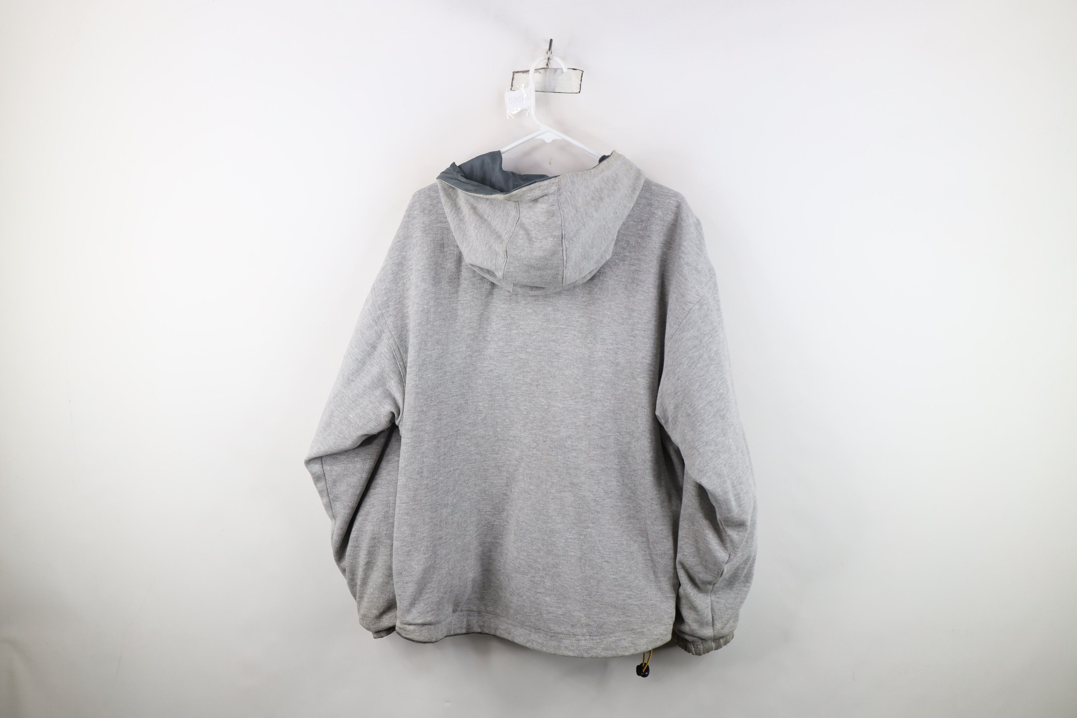 Starter Vintage 90s Starter Reversible Lined Hooded Jacket Gray Size US M / EU 48-50 / 2 - 17 Thumbnail