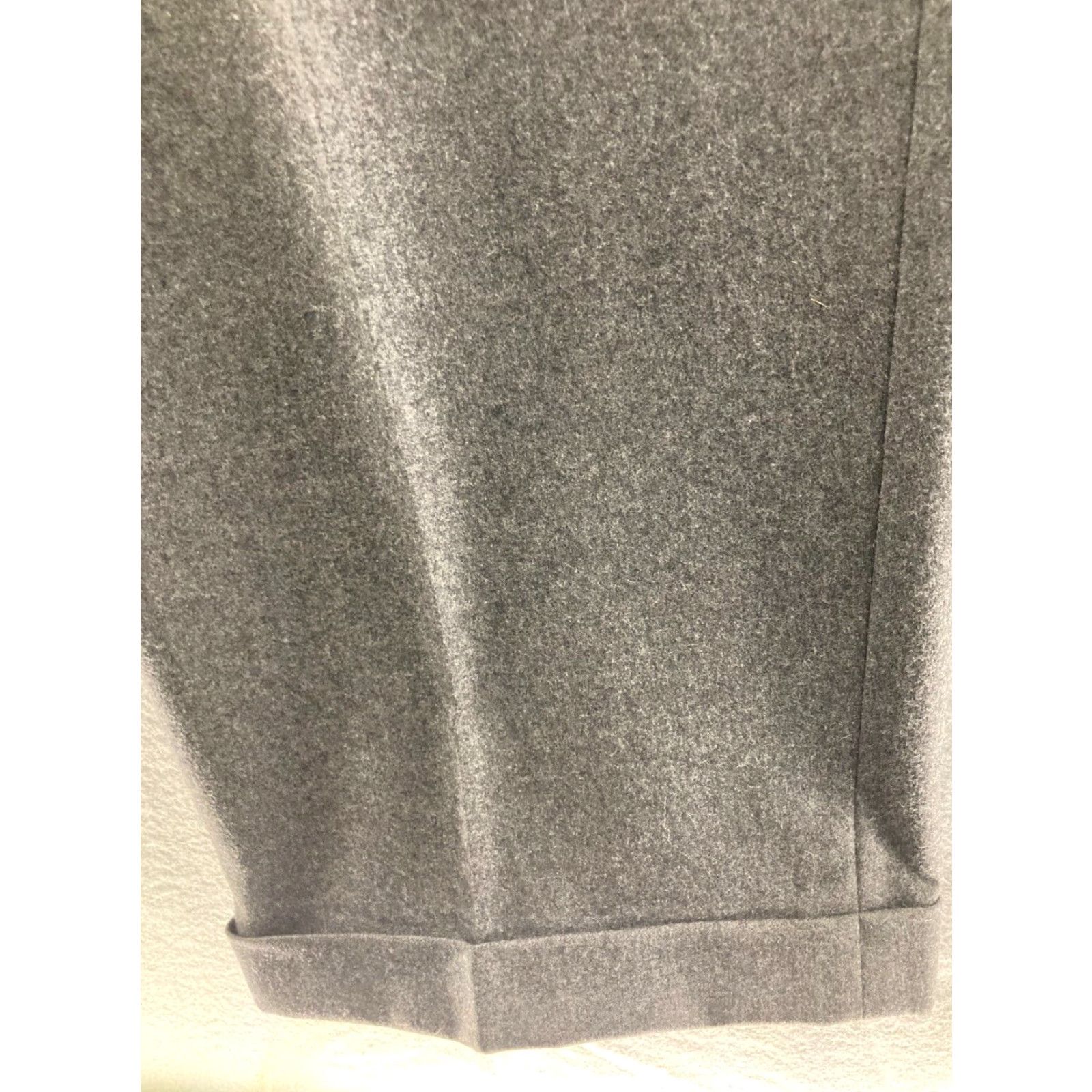 Hart Schaffner Marx VINTAGE Hart Schaffner Marx Classic Suit Pants Mens 36 Gray 100% Wool Flat Front 80s 90s Size 36R - 5 Thumbnail