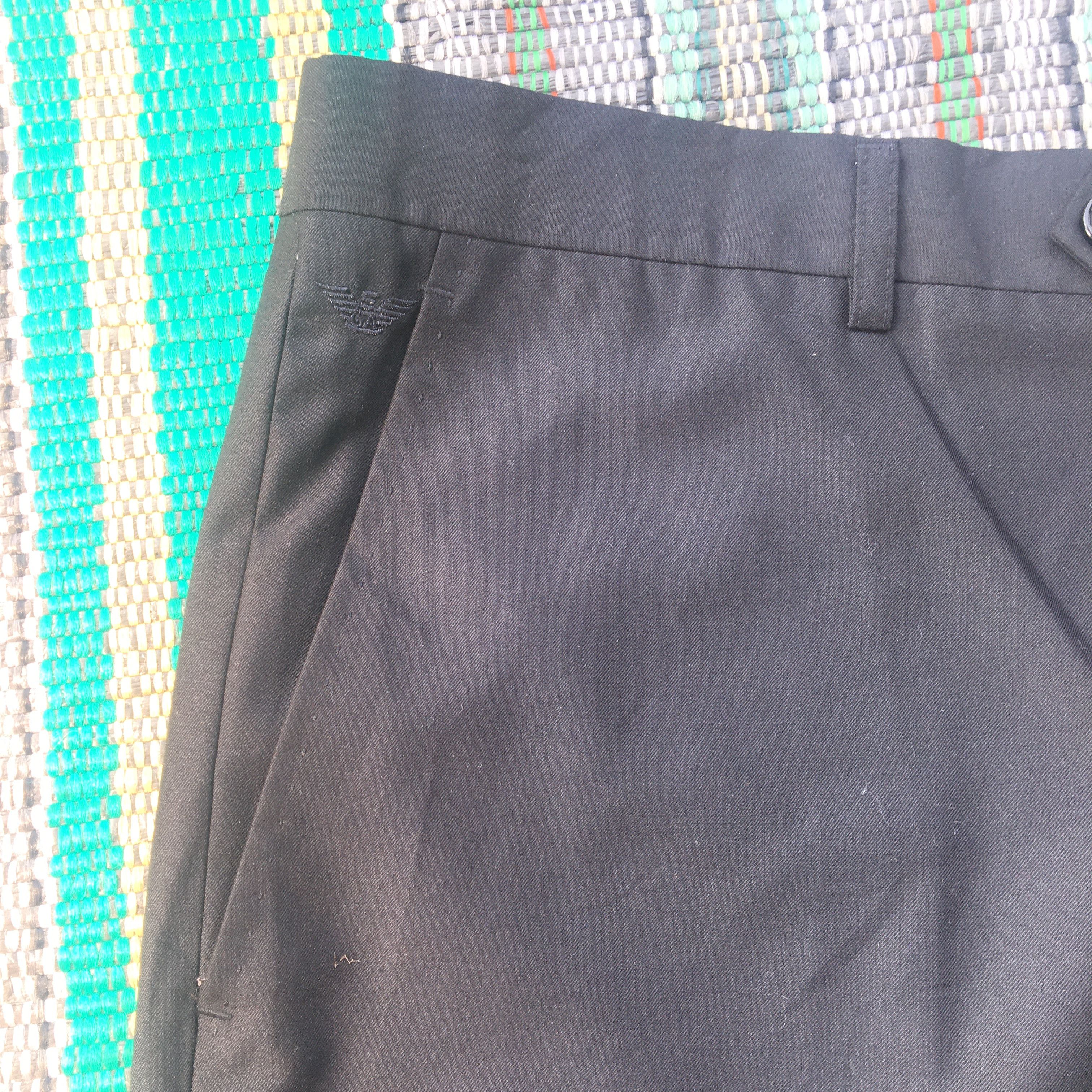 Armani Collezioni Armani lecollezioni formal wool trouser Size US 34 / EU 50 - 2 Thumbnail