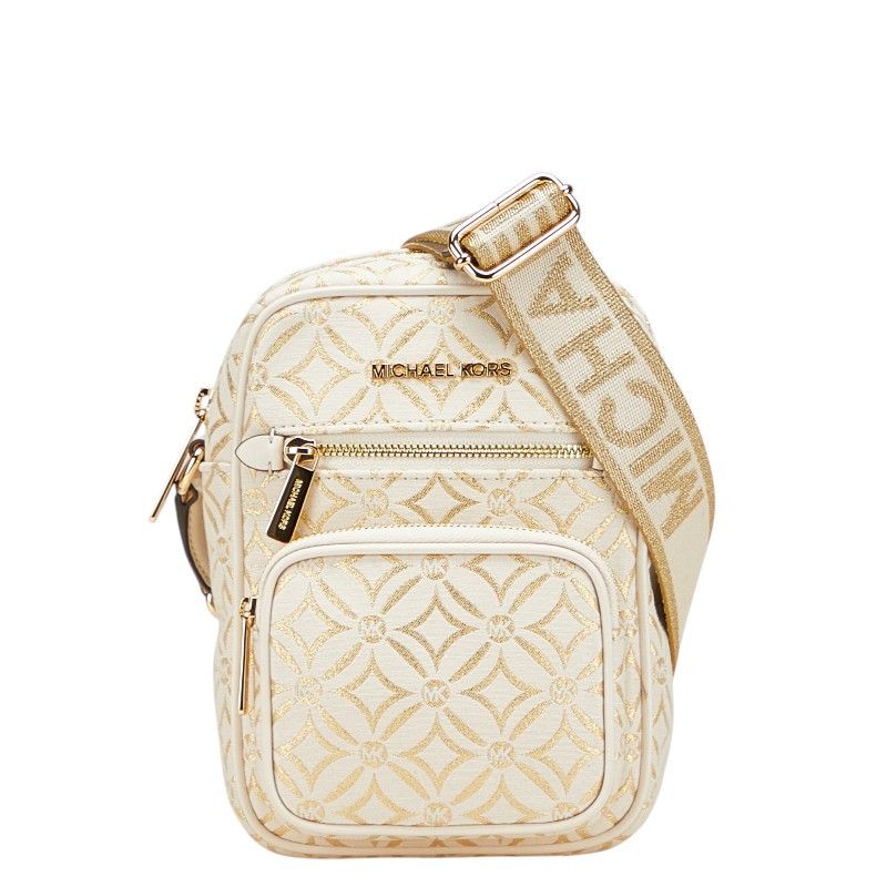Michael Kors Michael Kors Jacquard Canvas Shoulder Bag Canvas Crossbody Bag DUTY FREE for USA