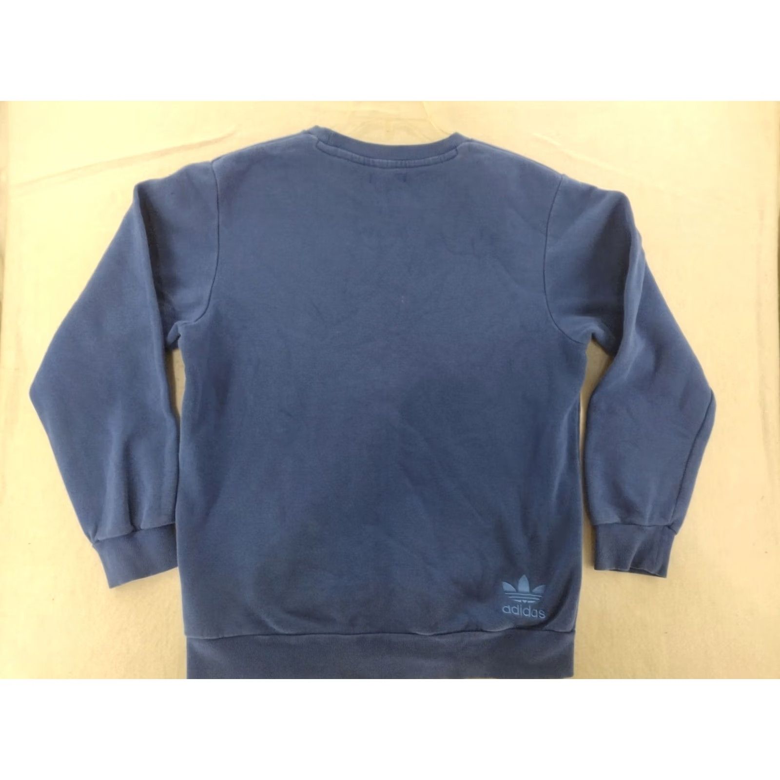 Adidas Adidas Sweatshirt Mens XL 90's Style Big Logo Pullover Crew Neck Heavyweight Knit Blue Vintage Size US XL / EU 56 / 4 - 5 Thumbnail
