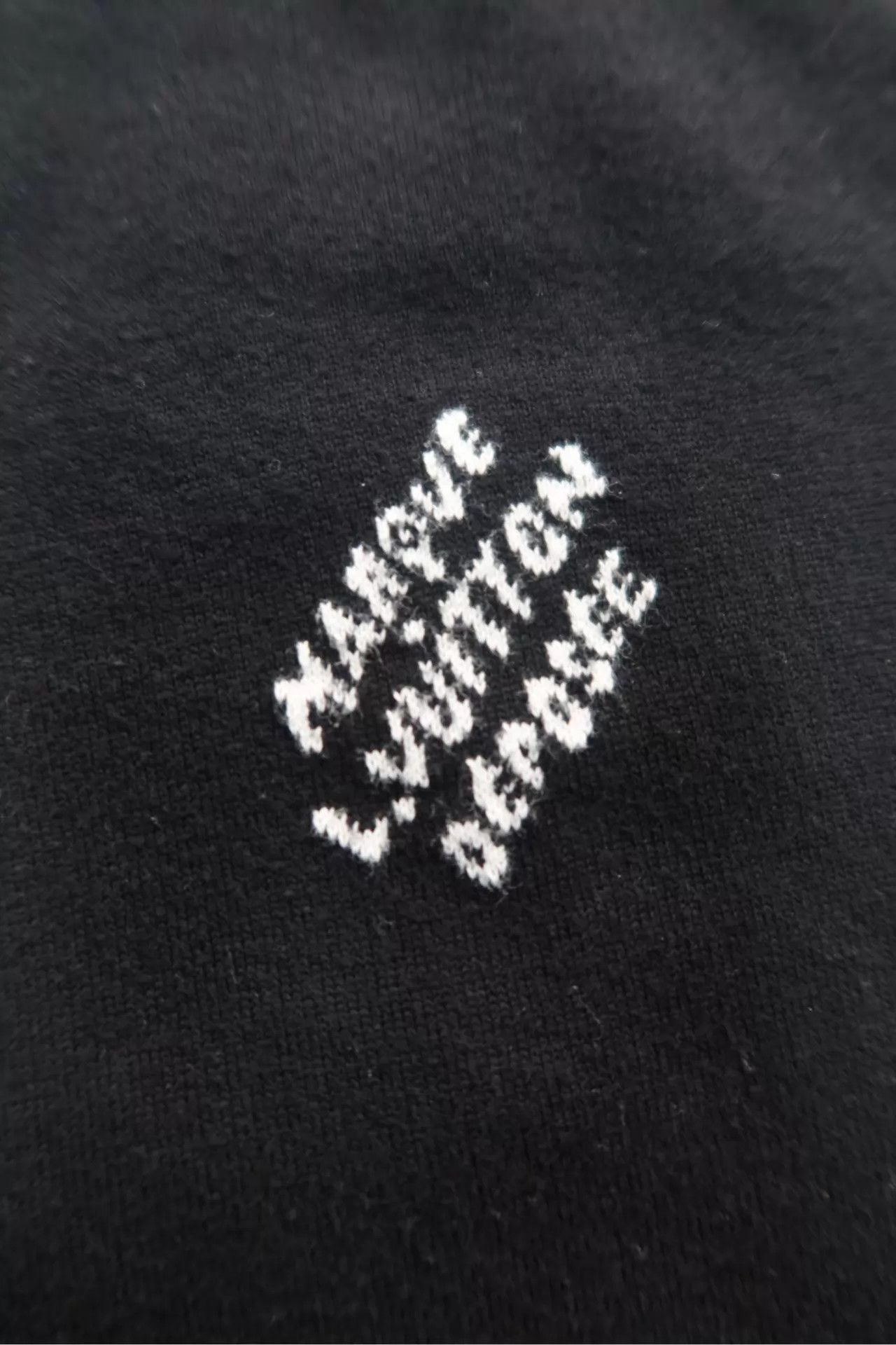 Louis Vuitton LV black knit jacquard crewneck short-sleeve tee XL Size US XL / EU 56 / 4 - 3 Thumbnail