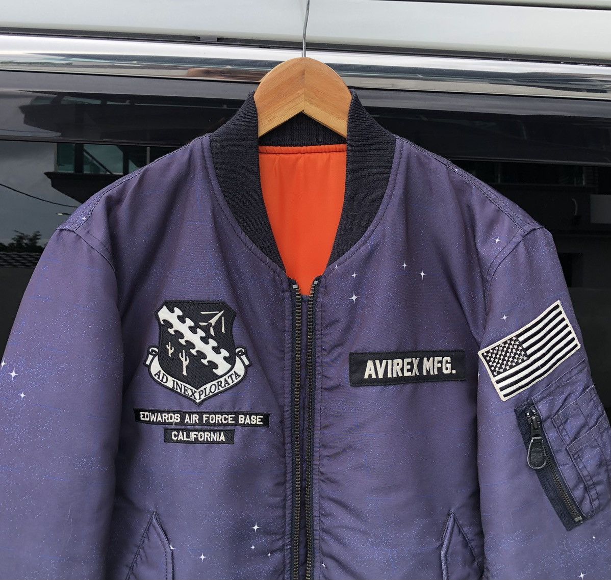 Avirex AVIREX MA-1 U.S.AIR FORCE X-15 Flight Bomber Jacket Size US L / EU 52-54 / 3 - 3 Thumbnail