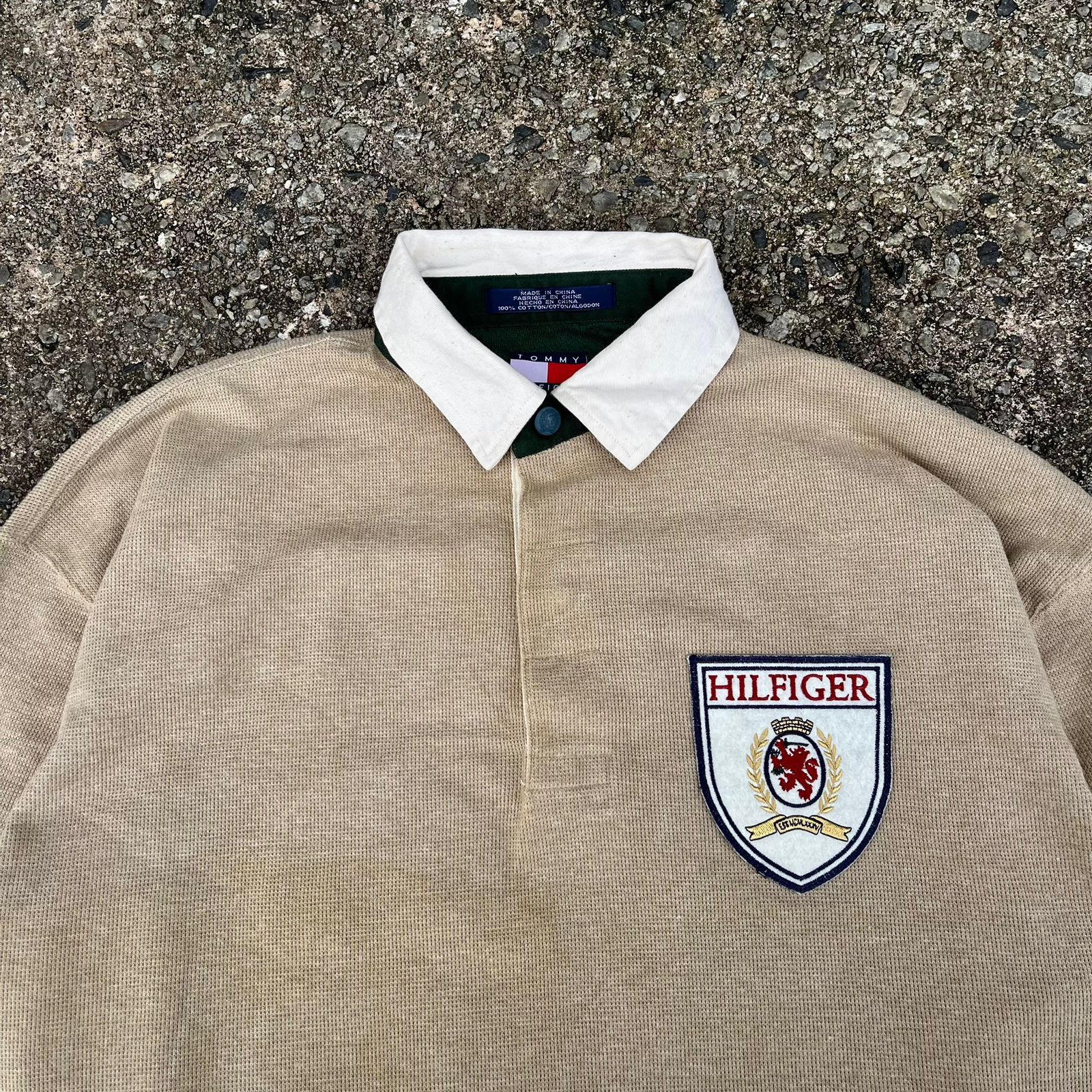 Tommy Hilfiger × Vintage vintage tommy hilfiger 88 rugby polo shirt longsleeve Size US XXL / EU 58 / 5 - 5 Thumbnail