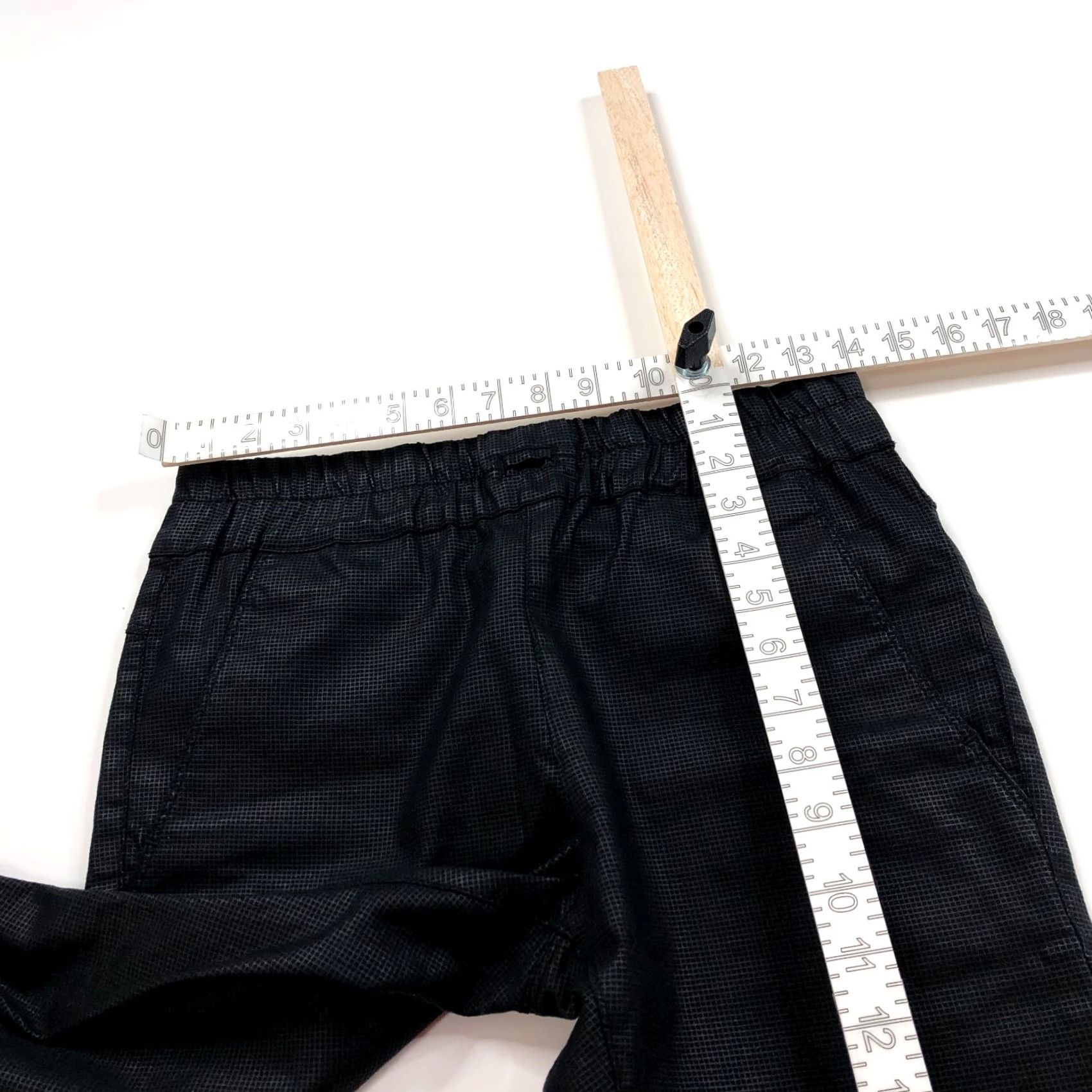 Vintage Bevy Flog Pants Women Mid Rise Elastic Waist Pull On 27 Black Size 27" / US 4 / IT 40 - 7 Thumbnail