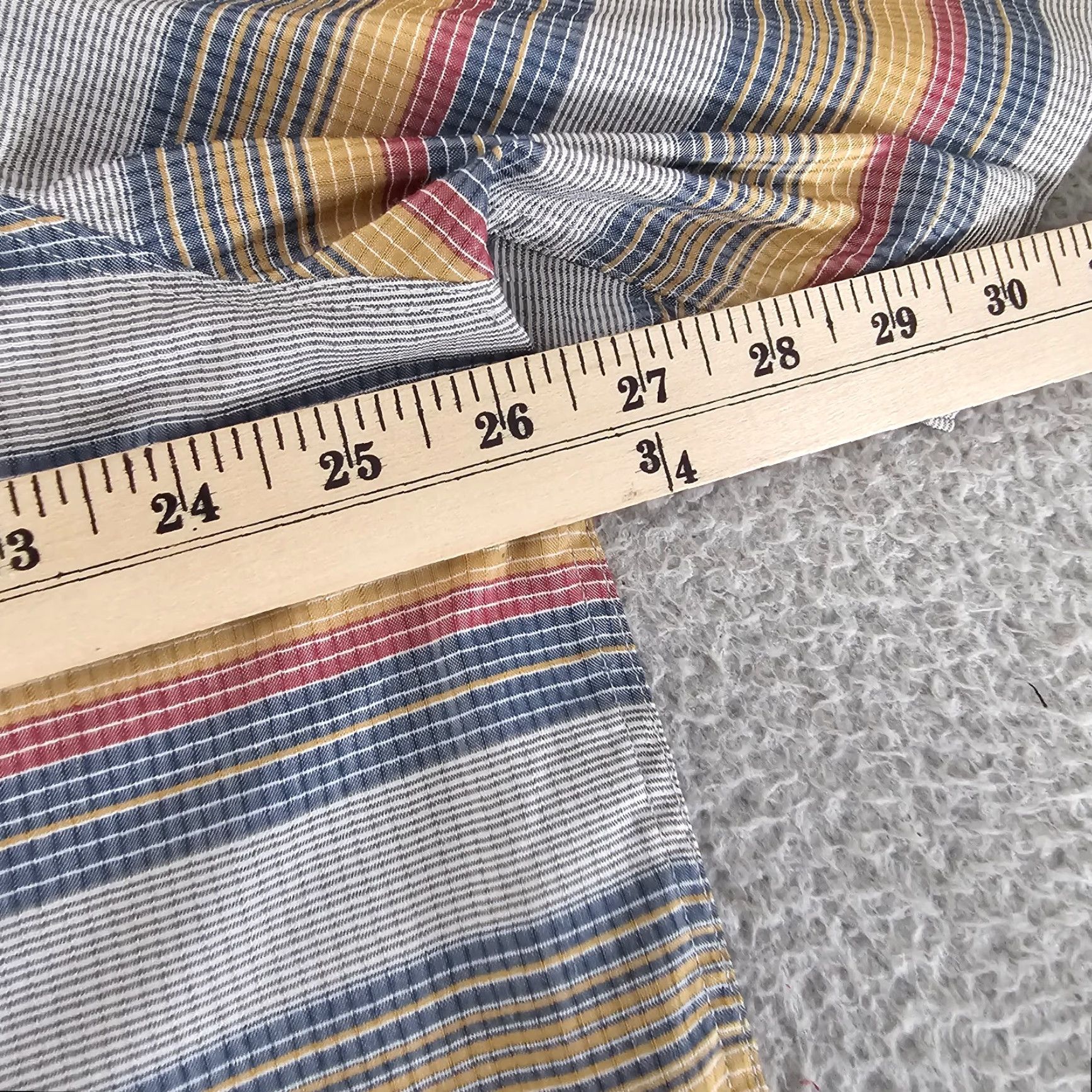 Vintage Swiss Tech Shirt Mens XL Gray Striped Short Sleeve Pockets Button-Up Outdoor Casual Shirt Size US XL / EU 56 / 4 - 7 Thumbnail
