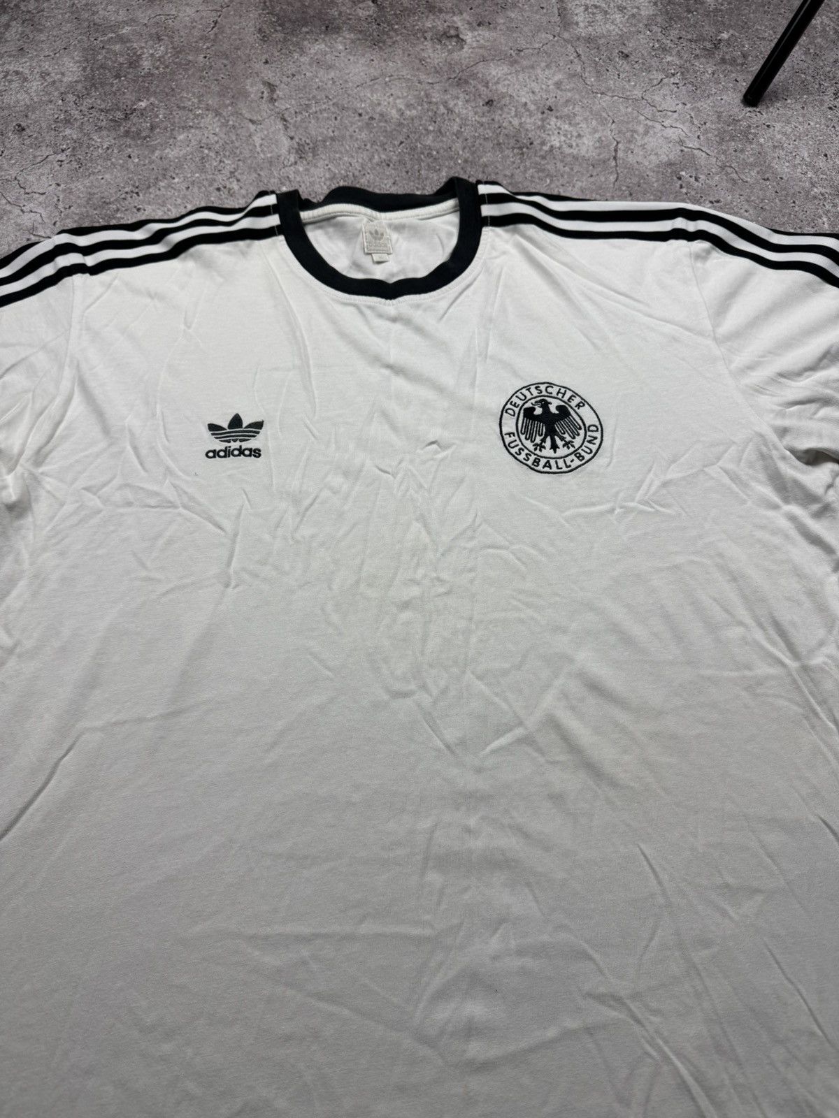 Adidas Vintage Adidas Germany Y2K Tshirt Jersey Soccer Football 90s Size US XL / EU 56 / 4 - 5 Thumbnail