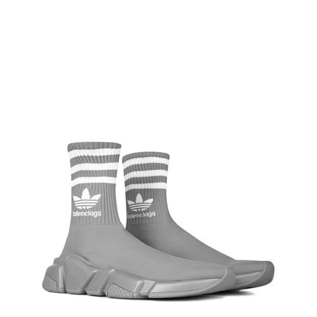 Balenciaga o1g2r1mq0924 Trainers in Grey & White Size US 5 / IT 35 - 3 Thumbnail