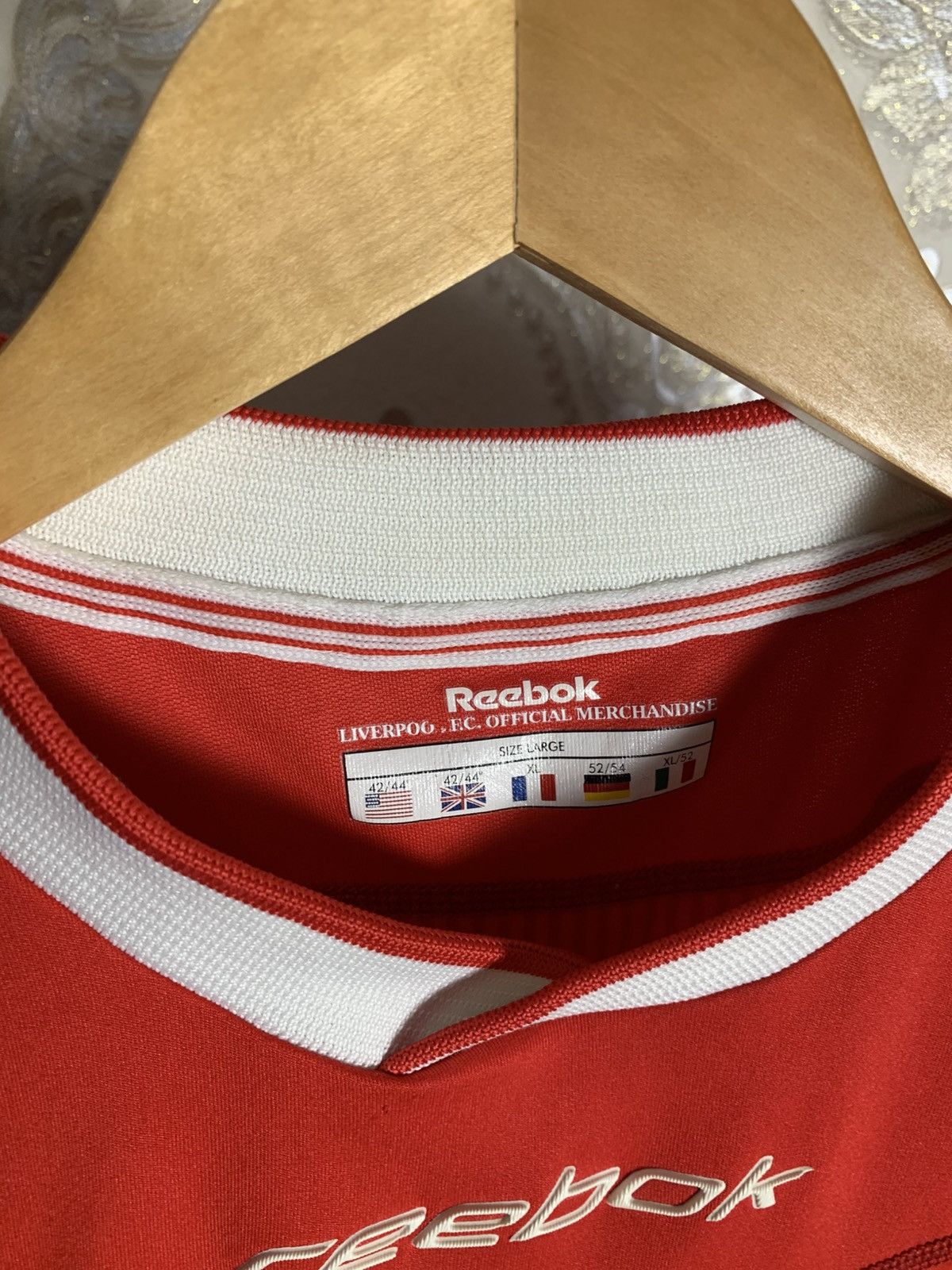 Reebok VINTAGE REEBOK FC LIVERPOOL ENGLAND SOCCER JERSEY RETRO 90s Size US XL / EU 56 / 4 - 4 Thumbnail