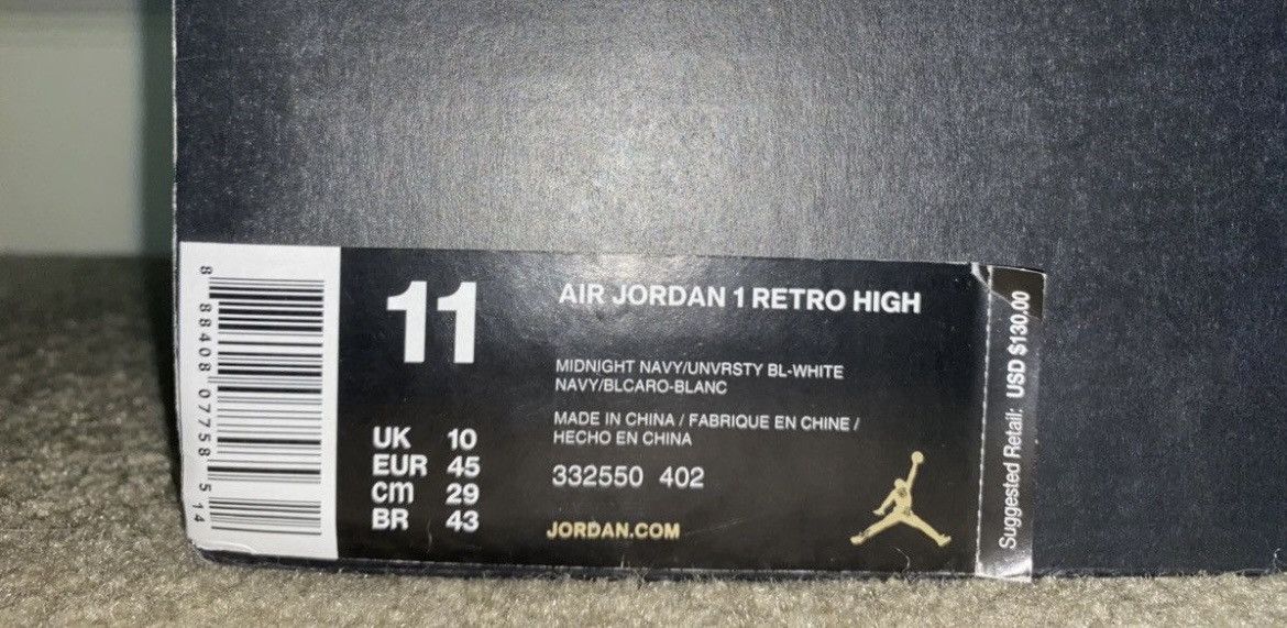 Jordan Brand Jordan 1 Retro Chris Paul PE CP3 Size US 11 / EU 44 - 9 Thumbnail