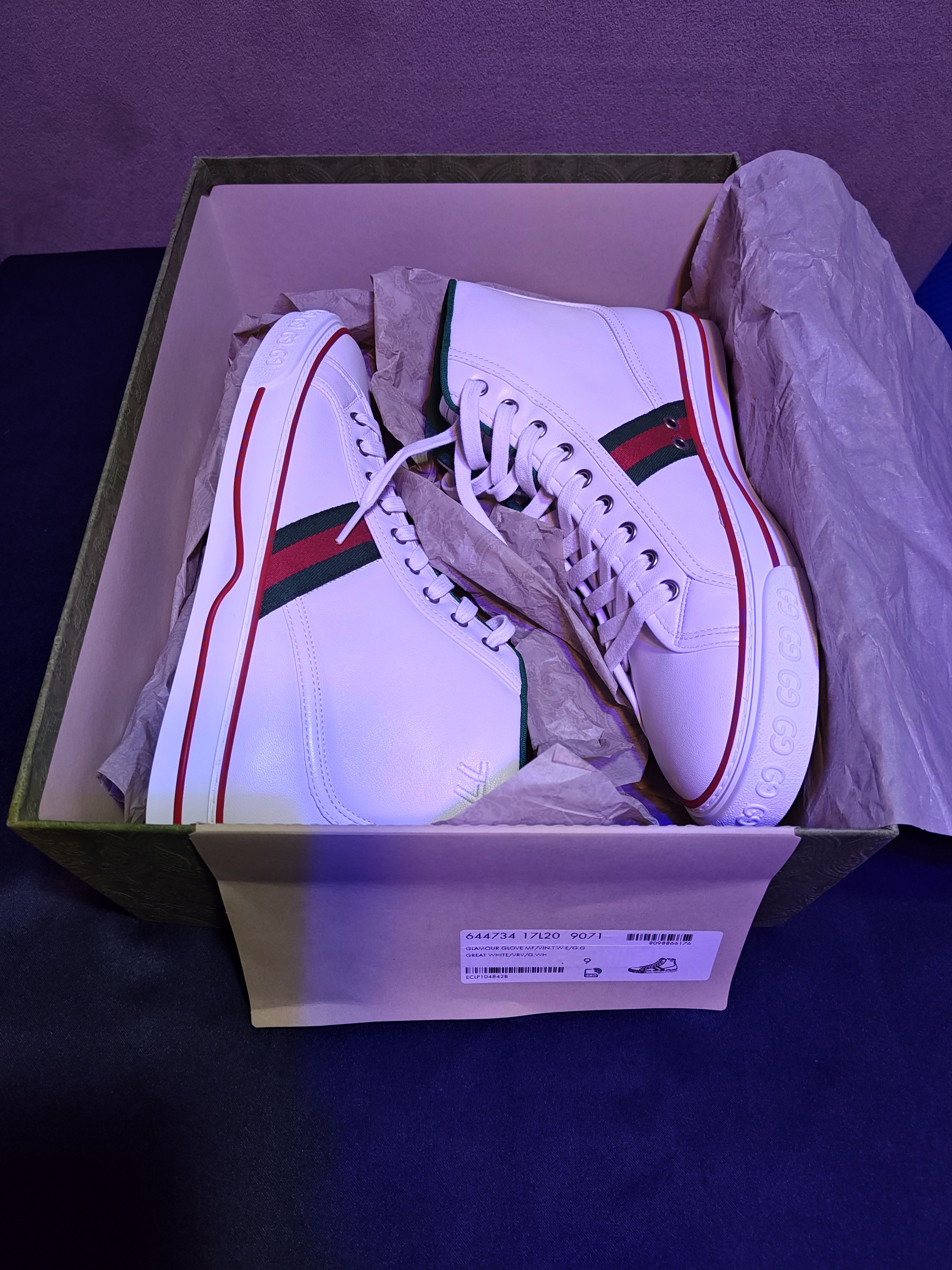 Gucci Gucci 1977 high top "glamour glove" size 9 Size US 9 / EU 42 - 5 Thumbnail
