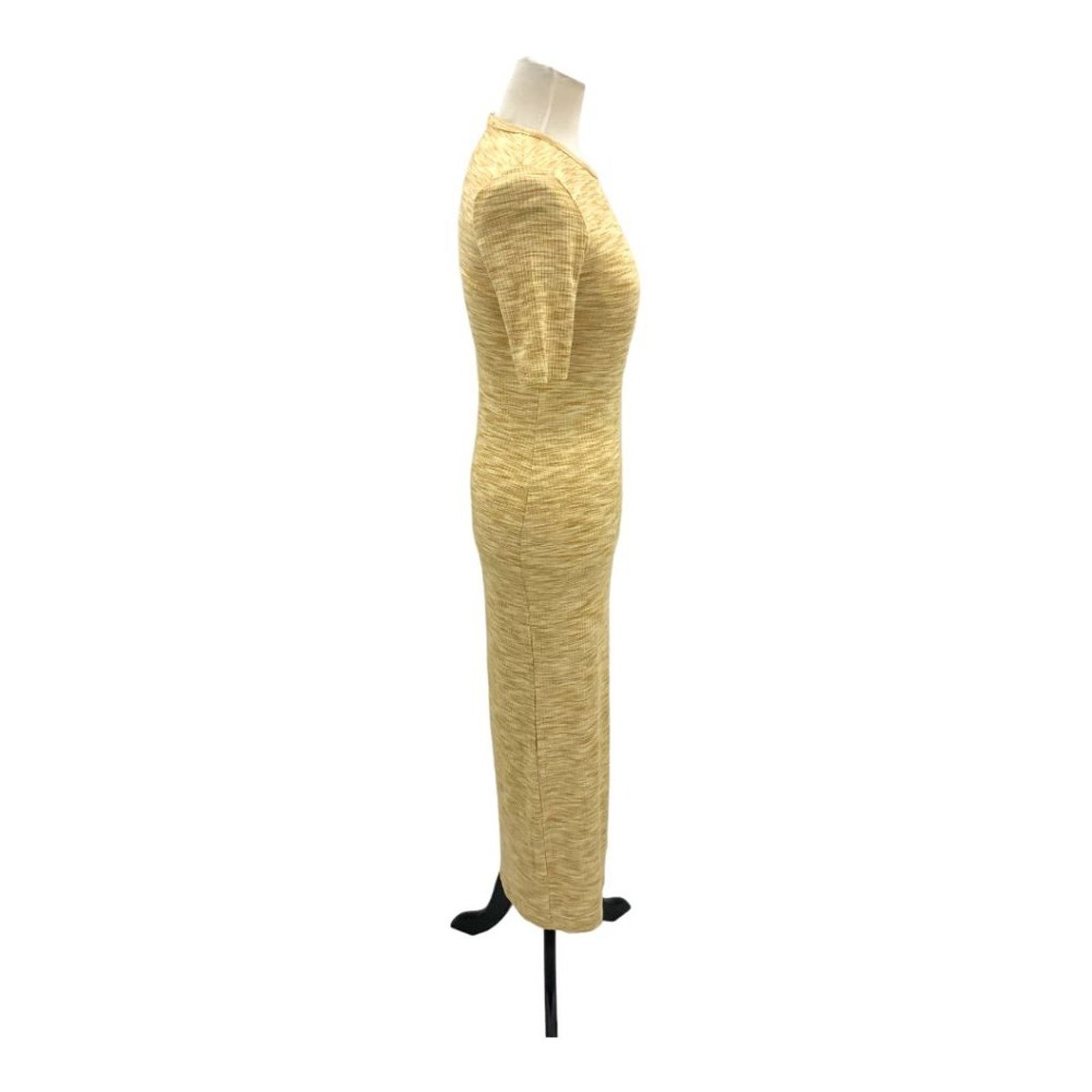 Samsoe Samsoe SAMSOE SAMSOE Hilde Desert Yellow Knit Dress XXS $190 MSRP Size XXS / US 00 / IT 34 - 5 Thumbnail