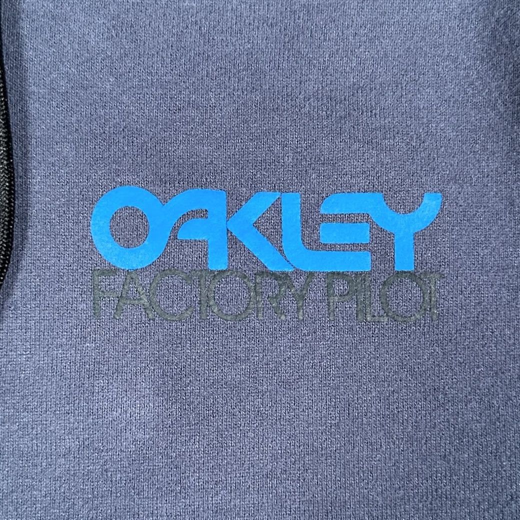 Oakley Oakley Sweater Adult XL Blue Zip Hoodie Motocross Factory Pilot Oakley Size US XL / EU 56 / 4 - 3 Thumbnail