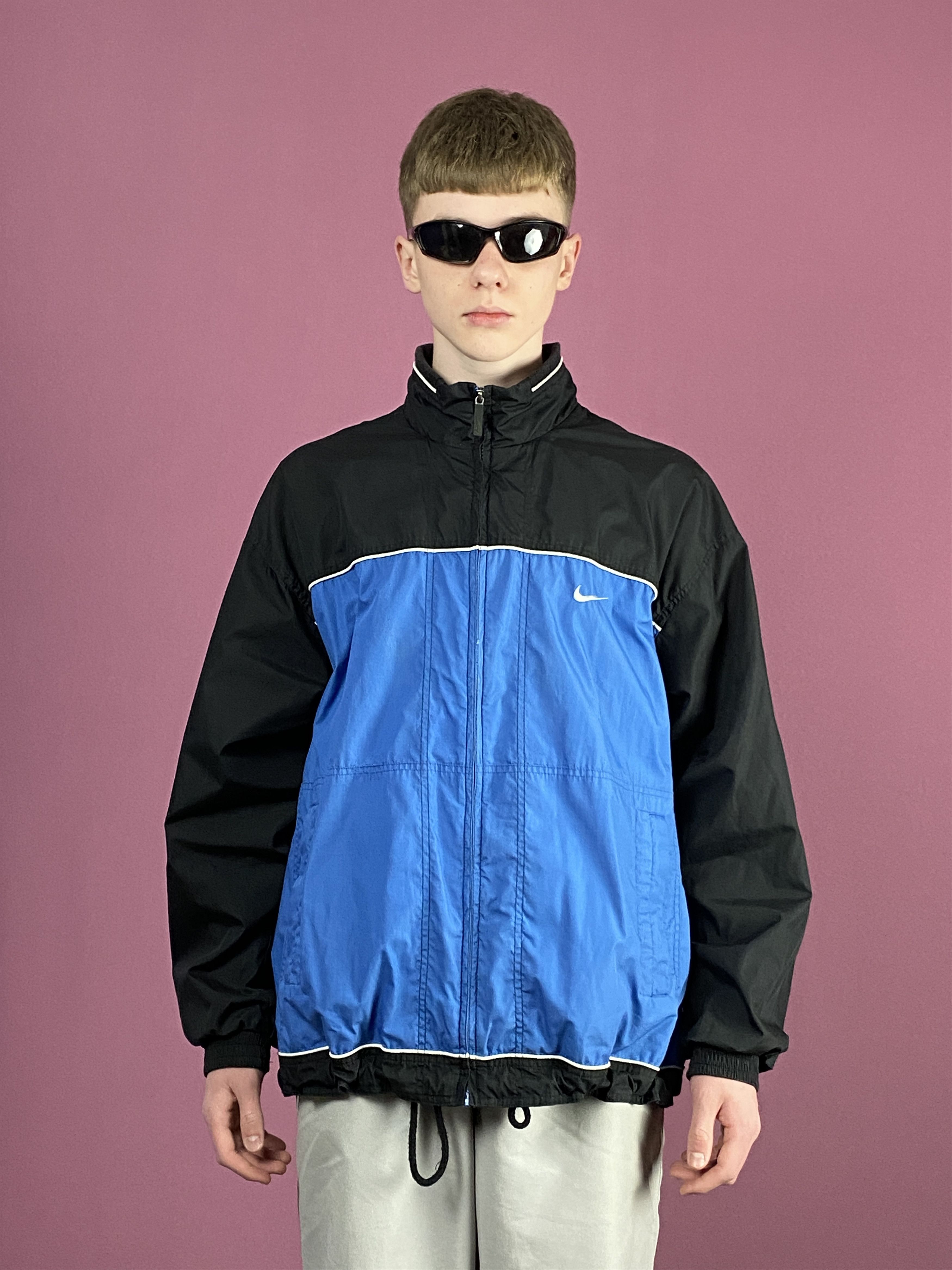 Nike × Vintage 90s Y2K Nike Vintage Men's Windbreaker Jacket - XL Size US XL / EU 56 / 4 - 1 Thumbnail