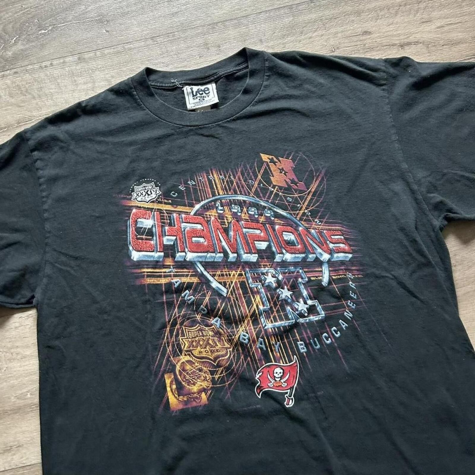 Lee Vintage Tampa Bay Bucs Lee black Buccaneers Super Bowl XL Size US XL / EU 56 / 4 - 2 Thumbnail