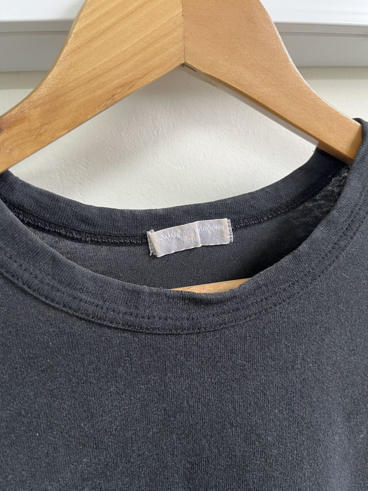 Comme des Garcons Homme Vintage 90s Comme Des Garçons Homme stripes sleeve Tshirt Size US L / EU 52-54 / 3 - 3 Thumbnail