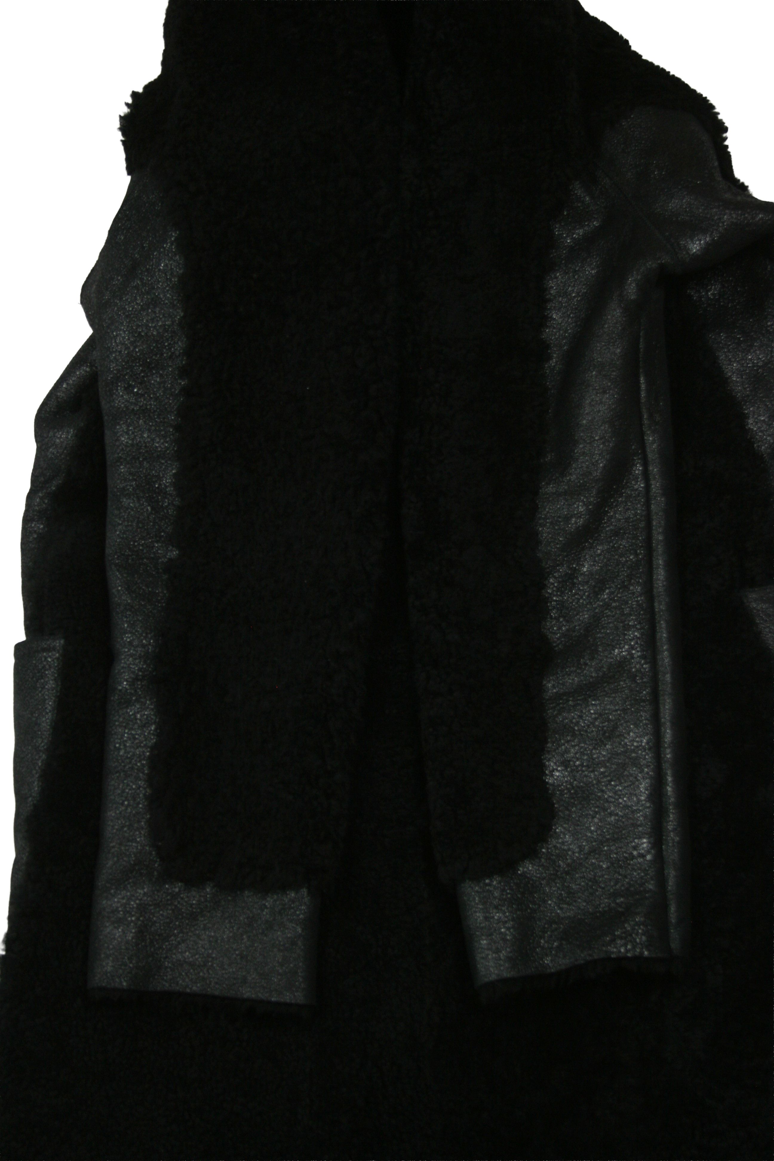 Mulberry Sheepskin Leather Sheerling Overcoat Size S / US 4 / IT 40 - 7 Thumbnail