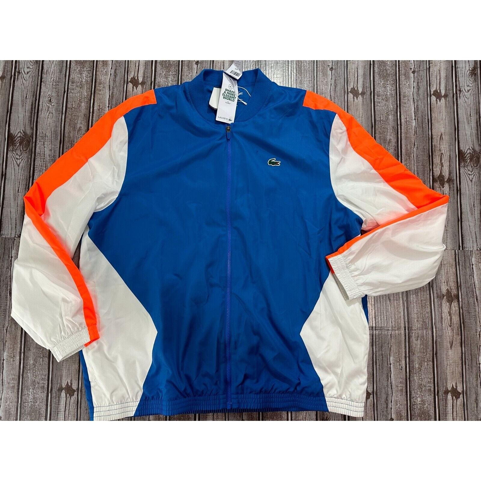 Lacoste Lacoste Sport Zip Up Jacket Logo Color Blue orange Size 3XL Size US XXL / EU 58 / 5 - 1 Thumbnail