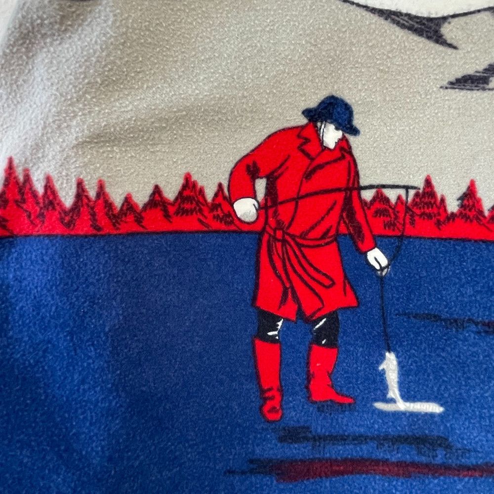 Polo Ralph Lauren 90s “Canoe & Ice Fisherman” Shirt - US Made / Japan Cotton Size US L / EU 52-54 / 3 - 10 Thumbnail