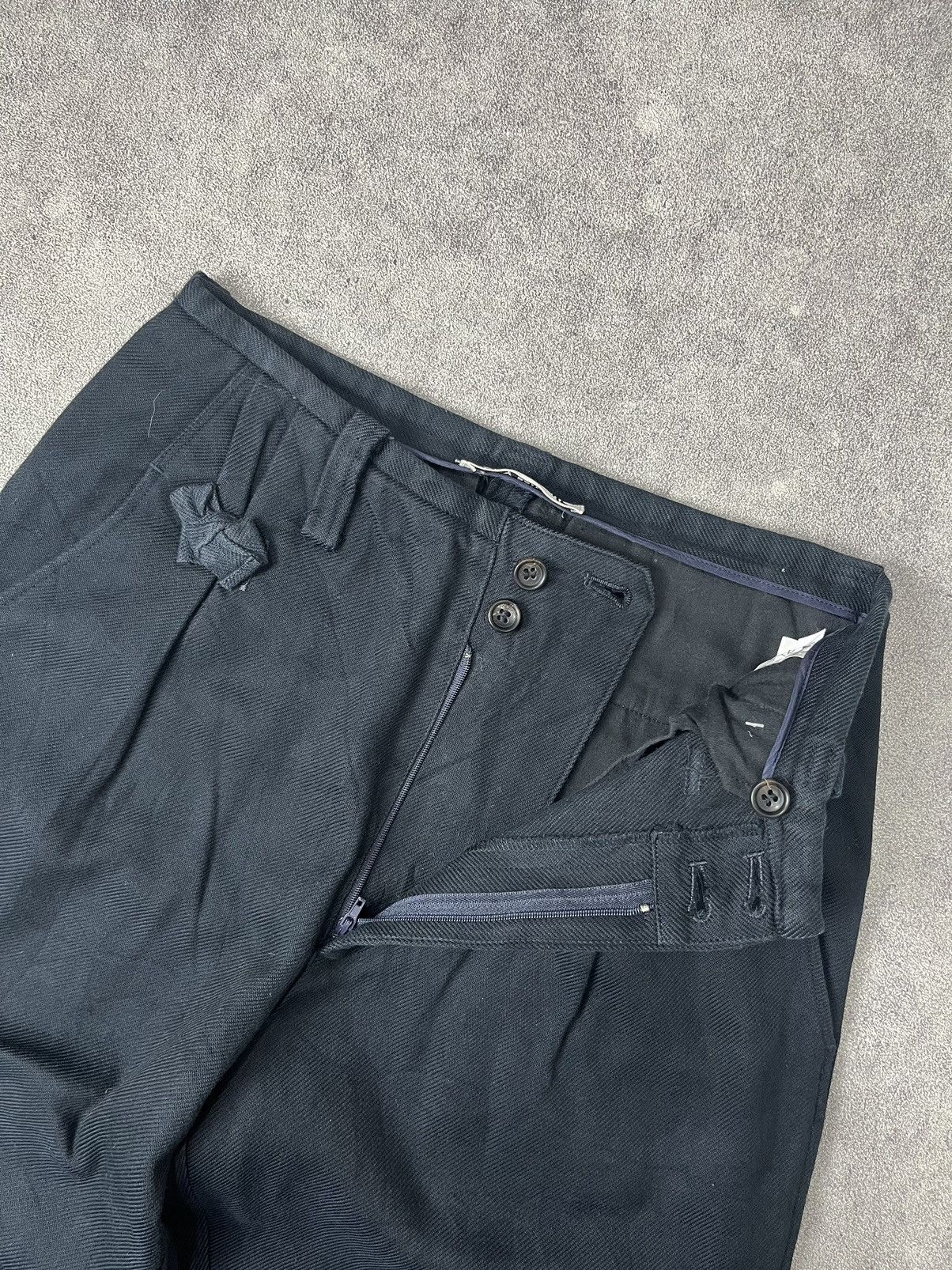 Hysteric Glamour × Issey Miyake × Japanese Brand Issey miyake trouser pants navy Size US 32 / EU 48 - 5 Thumbnail