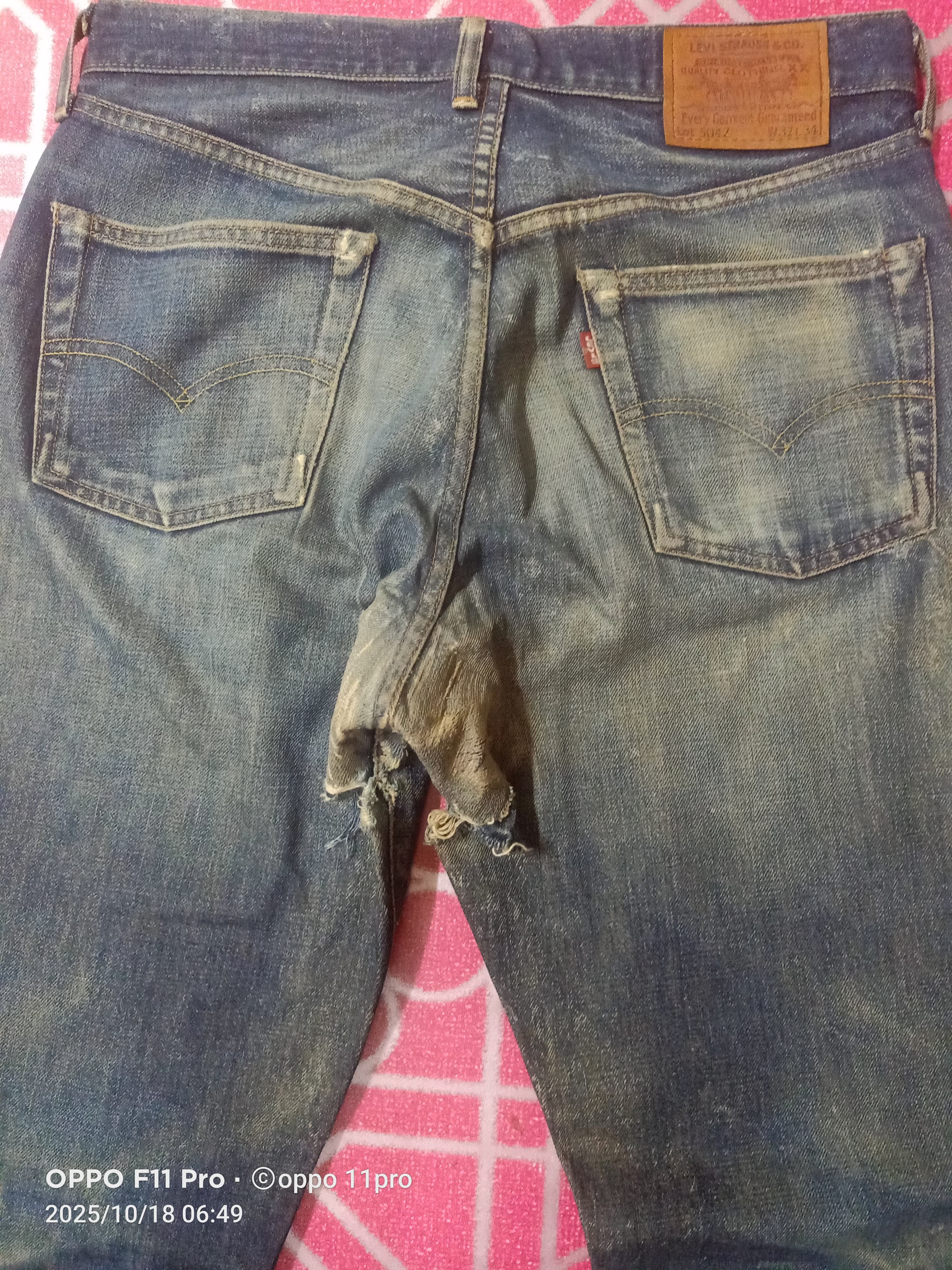 Levi's Vintage Clothing Levis Vintage 504 Z Red Selvedge Distressdenim Size US 32 / EU 48 - 9 Thumbnail