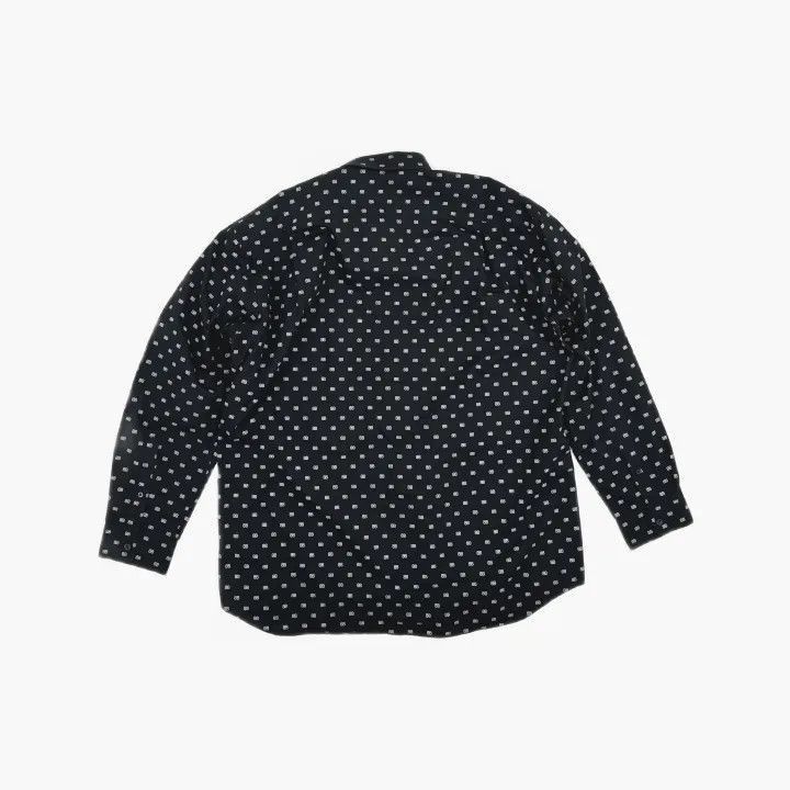 Balenciaga Balenciaga Balenciaga Black Logo Print Long Sleeve Shirt - Size US M / EU 48-50 / 2 - 3 Thumbnail