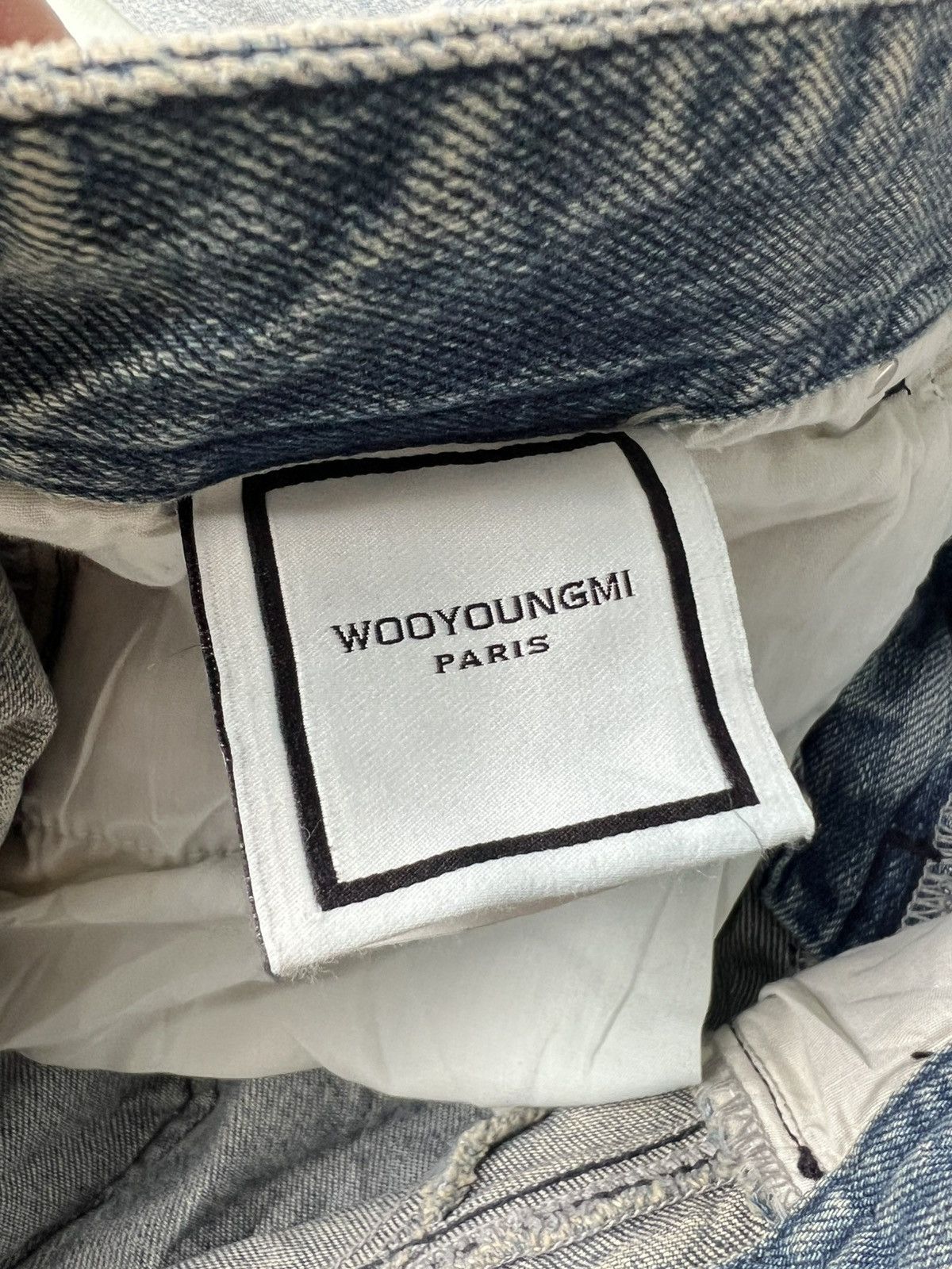 Wooyoungmi ARCHIVE FW18 Wooyoungmi Wave Cut Raw Hem Distressed Denim Size US 34 / EU 50 - 8 Thumbnail