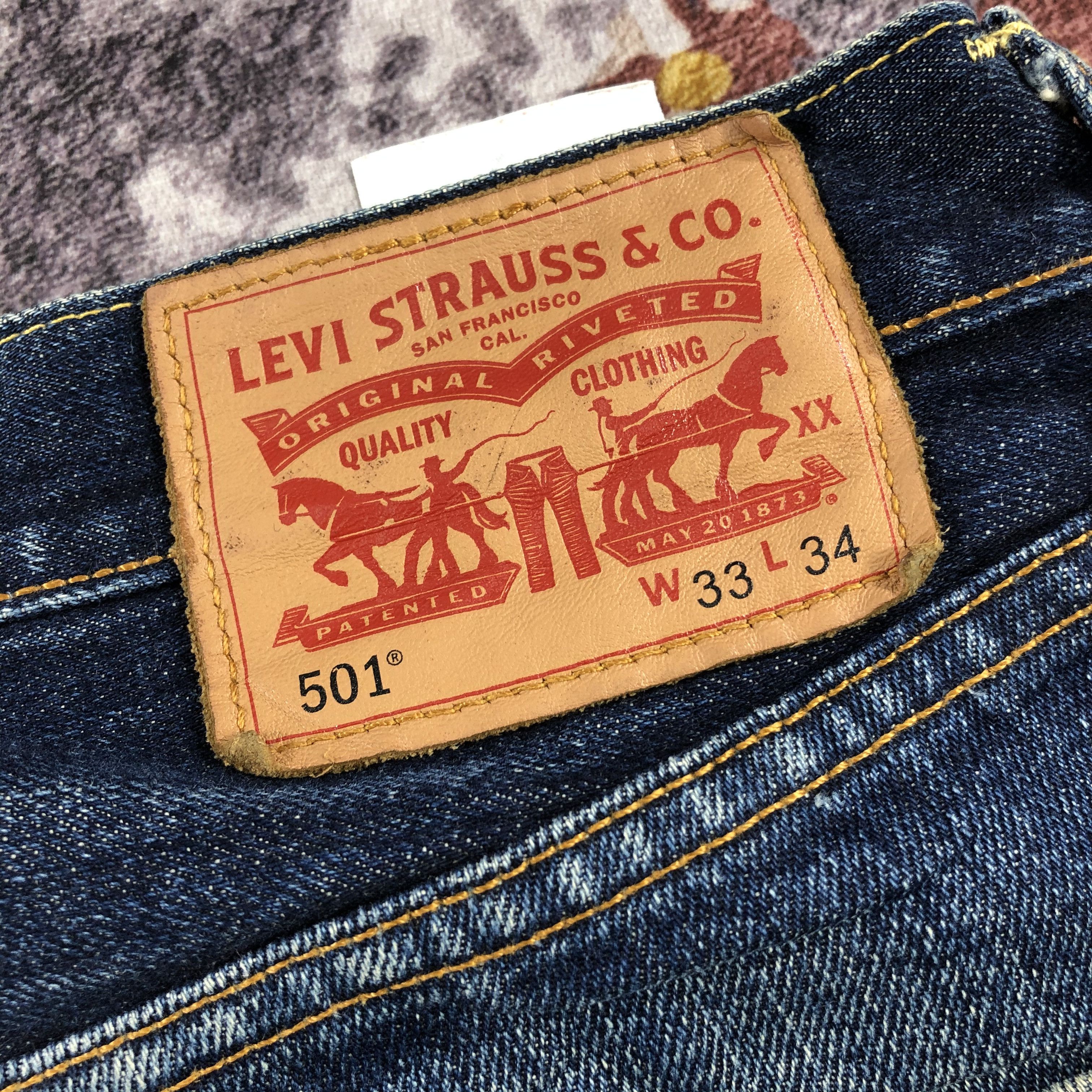 Levi's Vintage Blue Wash Levis 501 Jeans-JM2824 Size US 32 / EU 48 - 8 Thumbnail