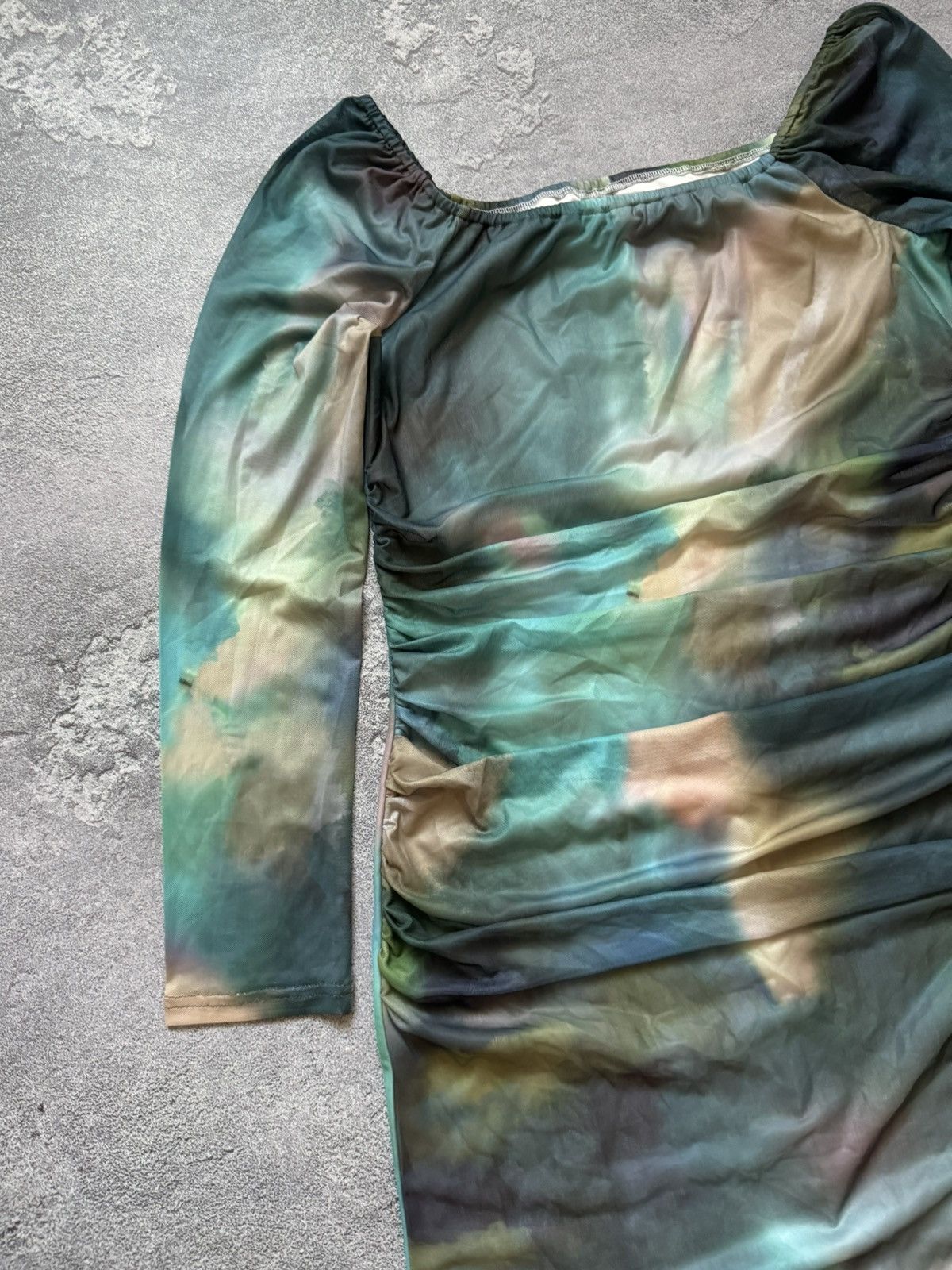 Japanese Brand × Jean Paul Gaultier Mesh dress long all printed motive like Jean Paul Gaultier Size XL / US 12-14 / IT 48-50 - 6 Thumbnail