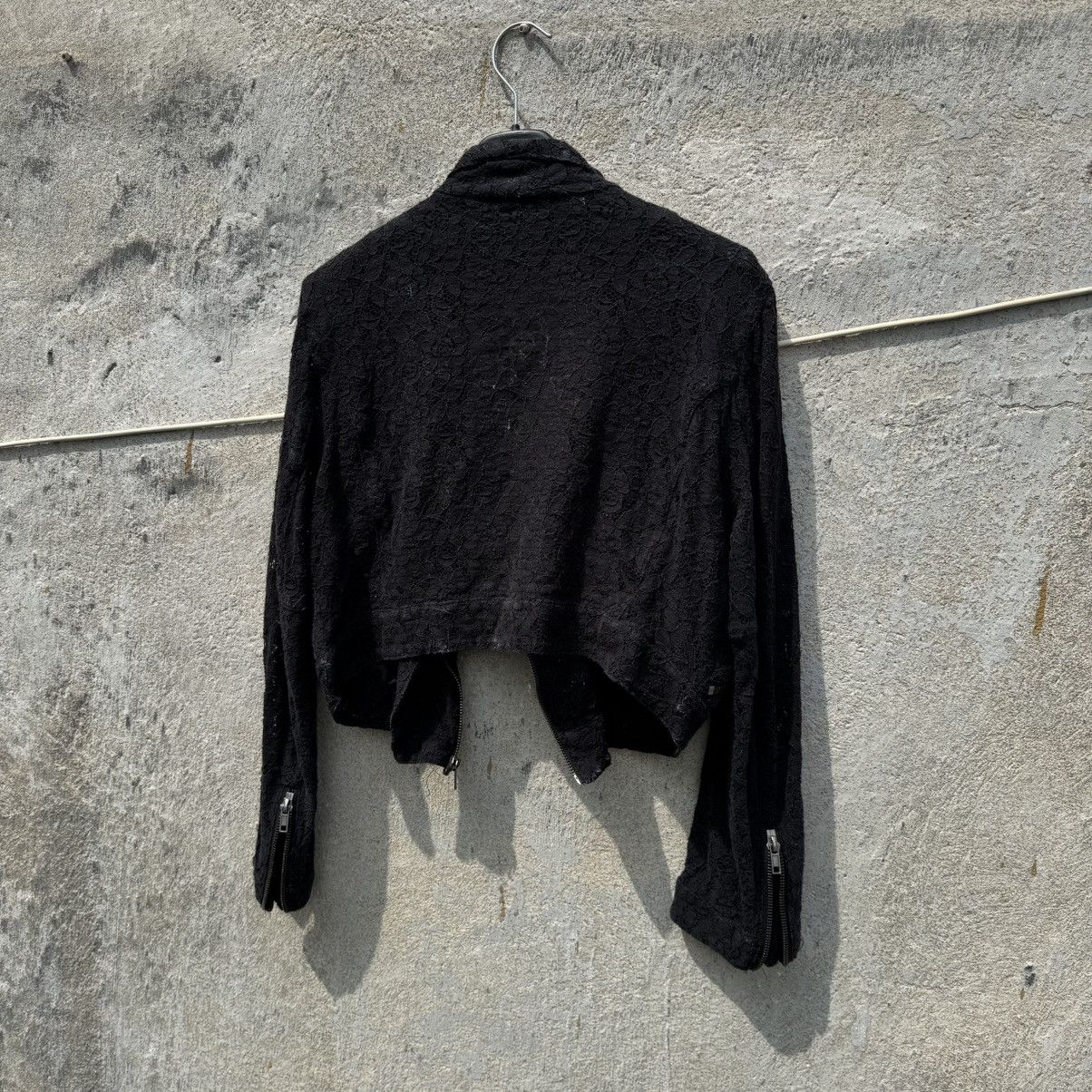 Other Avant Garde Transparent Boxy Mesh Bomber Jacket Opium Size M / US 6-8 / IT 42-44 - 4 Thumbnail