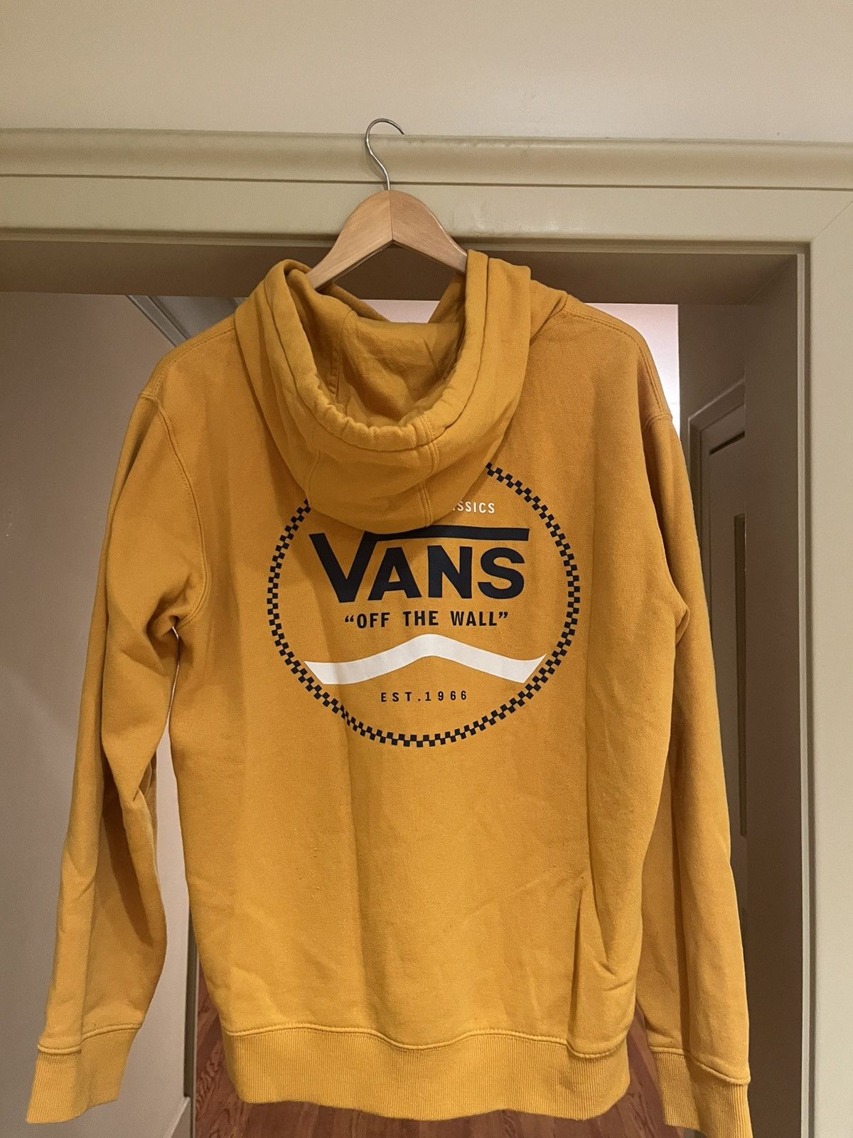 Vans × Vintage Vans “Off the Wall” Vintage Yellow Hoodie Size US S / EU 44-46 / 1 - 2 Thumbnail