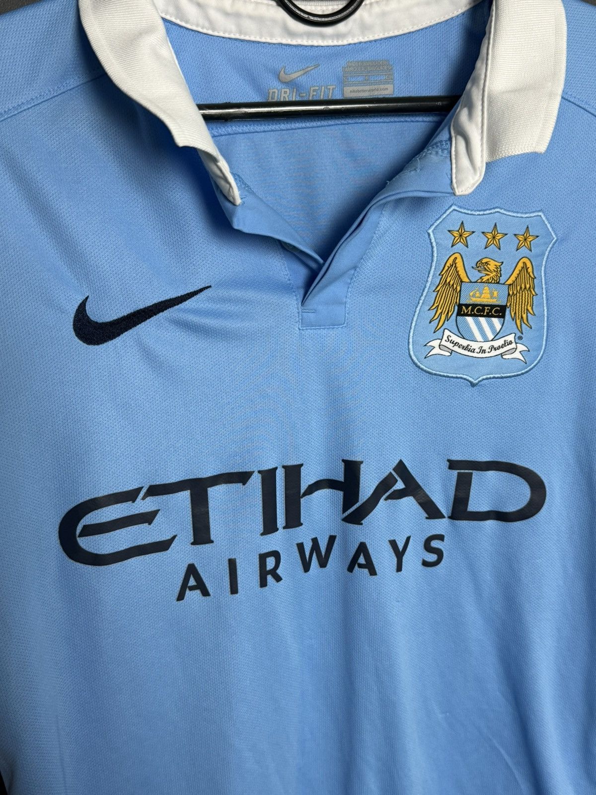 Nike Manchester City 15/16 Home Football Soccer Jersey T-Shirt Size US S / EU 44-46 / 1 - 3 Thumbnail