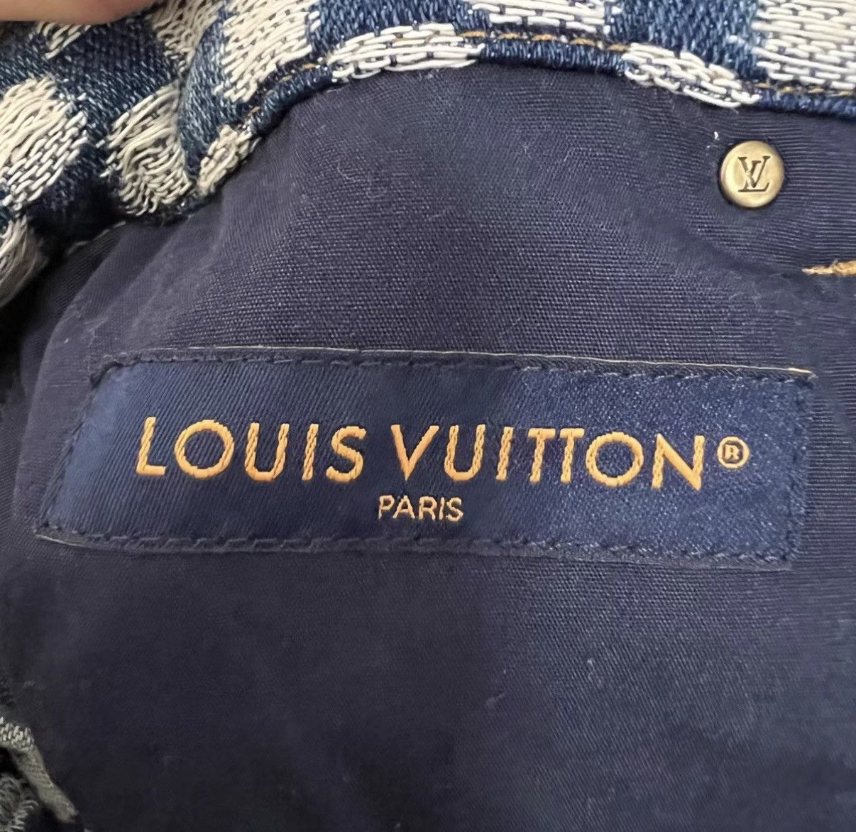 Louis Vuitton Louis Vuitton × Nigo Mini Straight-leg Denim Pants J41 Size 33" - 3 Thumbnail