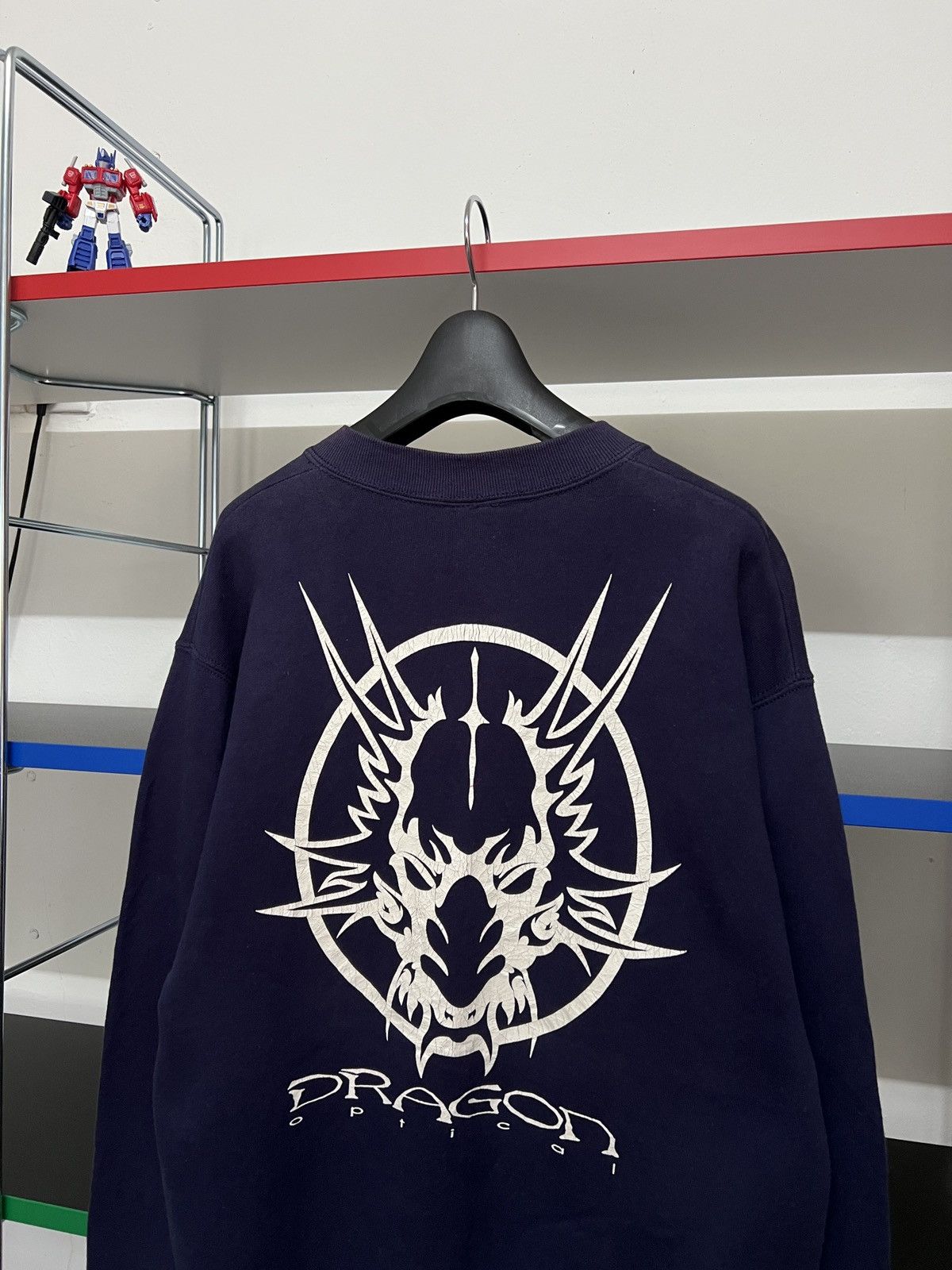 Vintage Vintage 90s Dragon Optical Skates Sweatshirt M Size US M / EU 48-50 / 2 - 3 Thumbnail