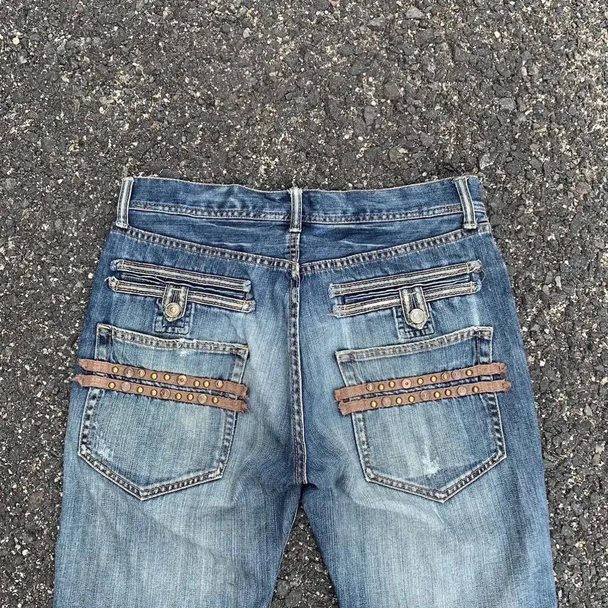 14th Addiction Vintage Villand Jeans W32 L31 Distressed Denim Faded Pants Size US 32 / EU 48 - 13 Thumbnail