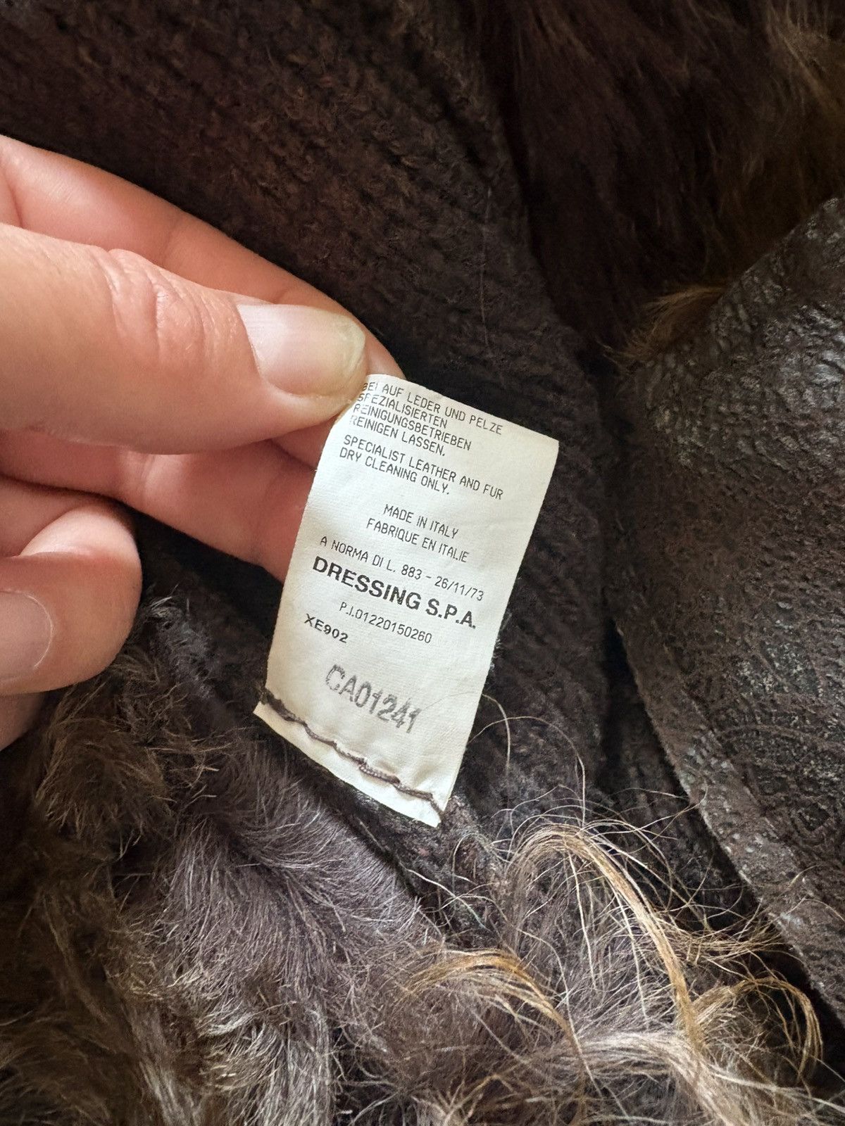 Cavalli Class 100% sheep skin coat IT 52, 100% virgin wool Size US L / EU 52-54 / 3 - 9 Thumbnail