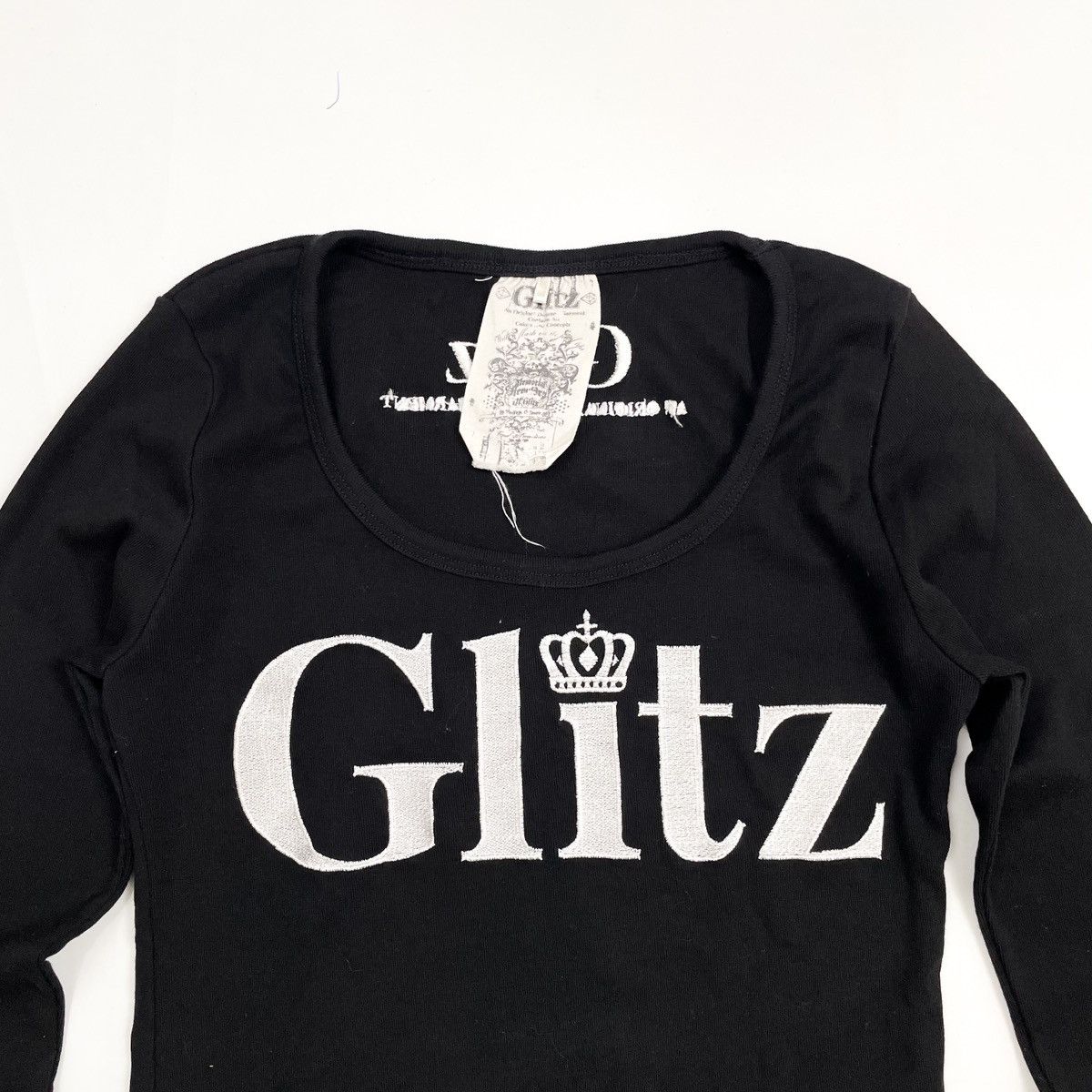 Japanese Brand Glitz longsleeve tshirt Size ONE SIZE - 3 Thumbnail